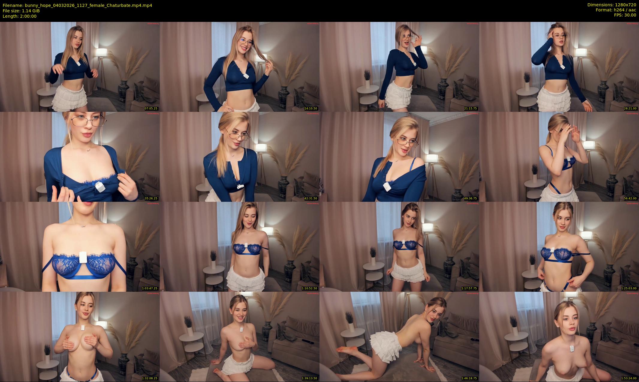bunny_hope — 120 minute Chaturbate female cam show recording, 720p, Mar 4, 2026