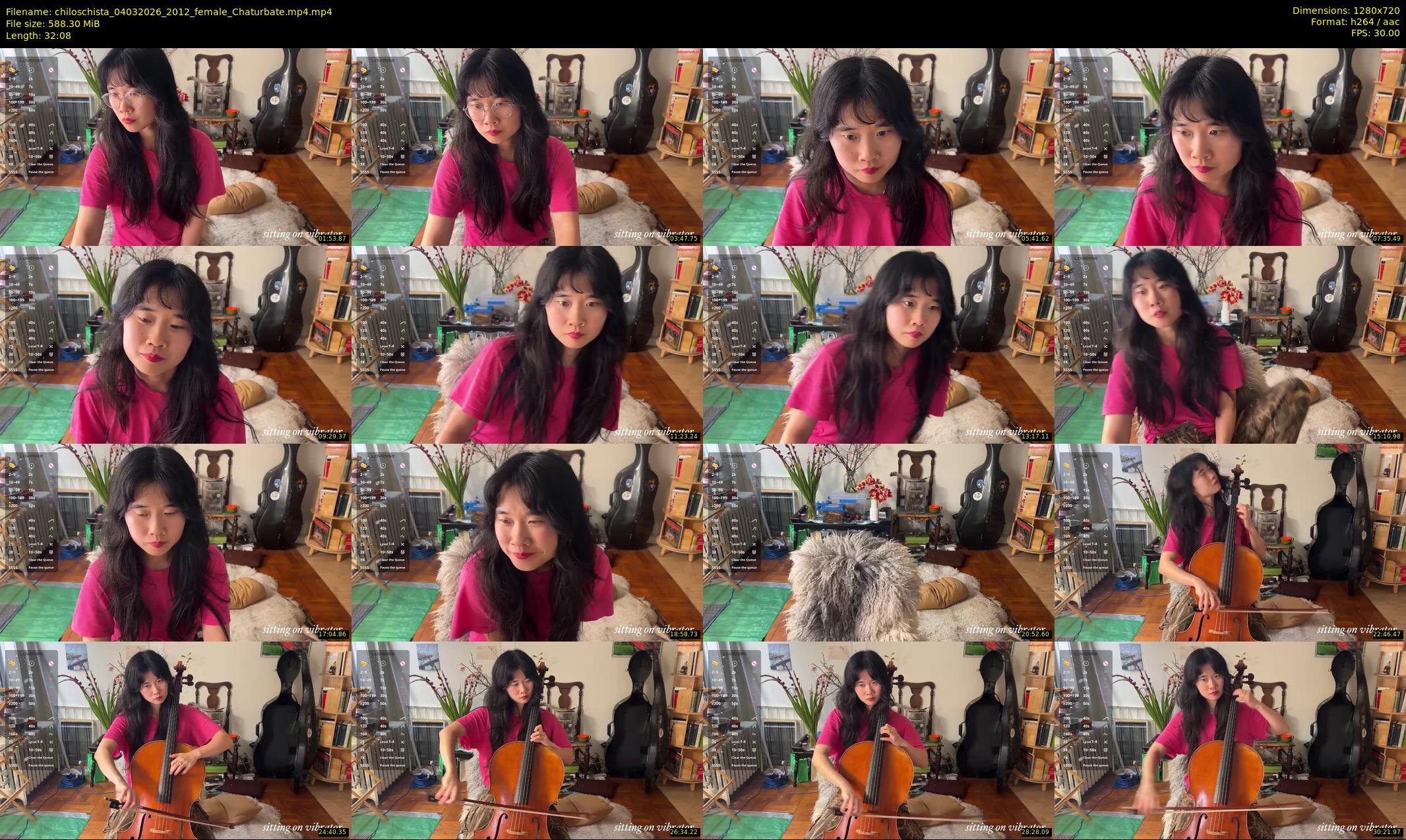 chiloschista — 33 minute Chaturbate female cam show recording, 720p, Mar 4, 2026