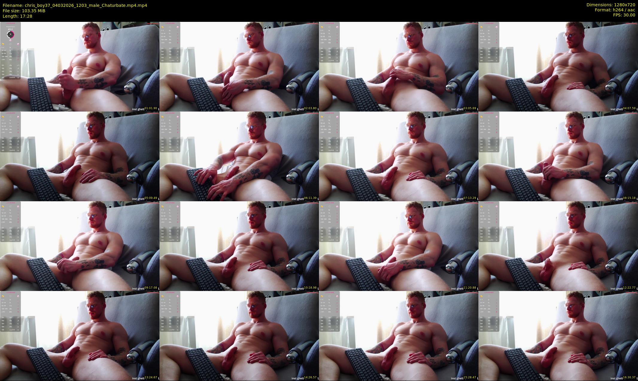 chris_boy37 — 18 minute Chaturbate male cam show recording, 720p, Mar 4, 2026