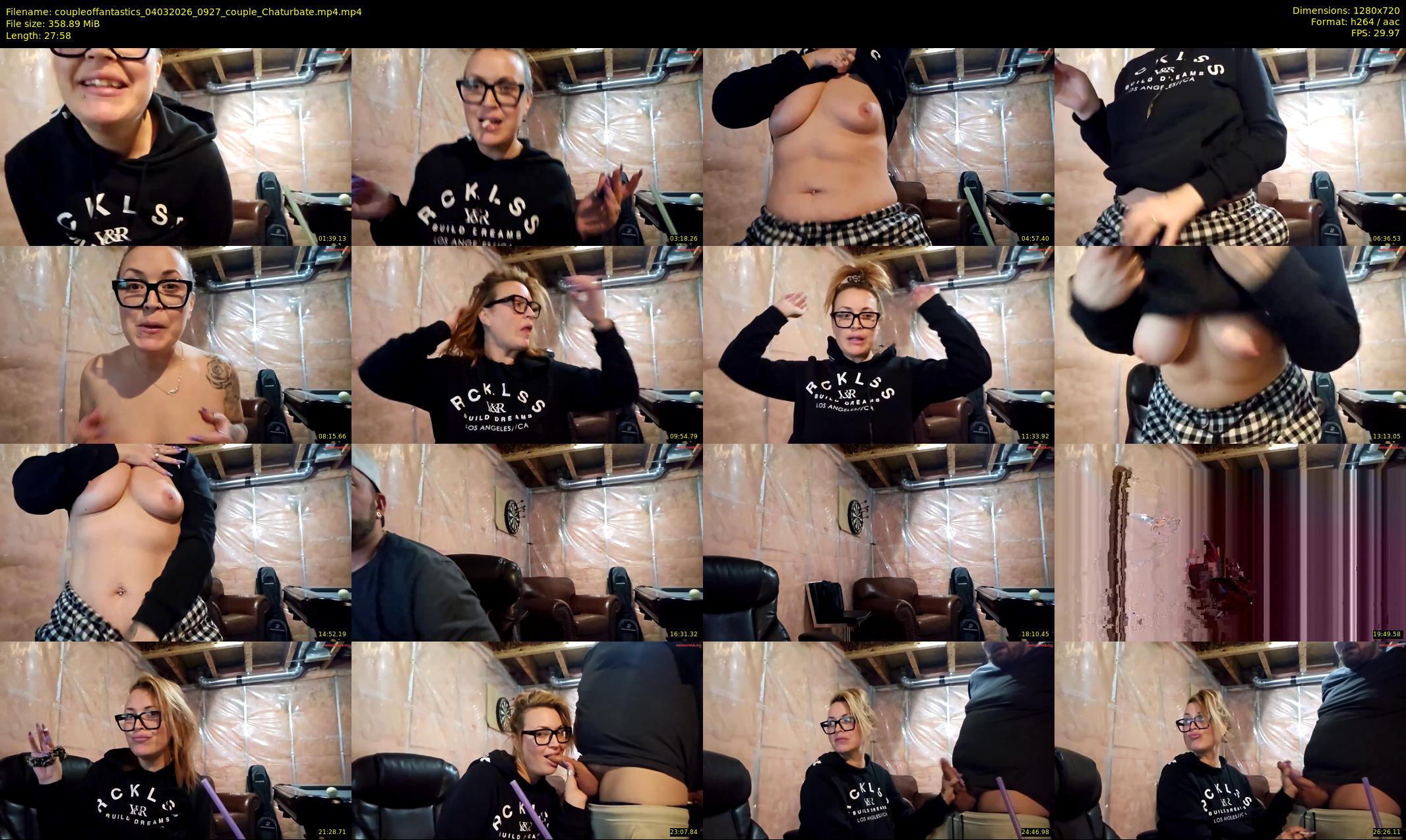 coupleoffantastics — 28 minute Chaturbate couple cam show recording, 720p, Mar 4, 2026