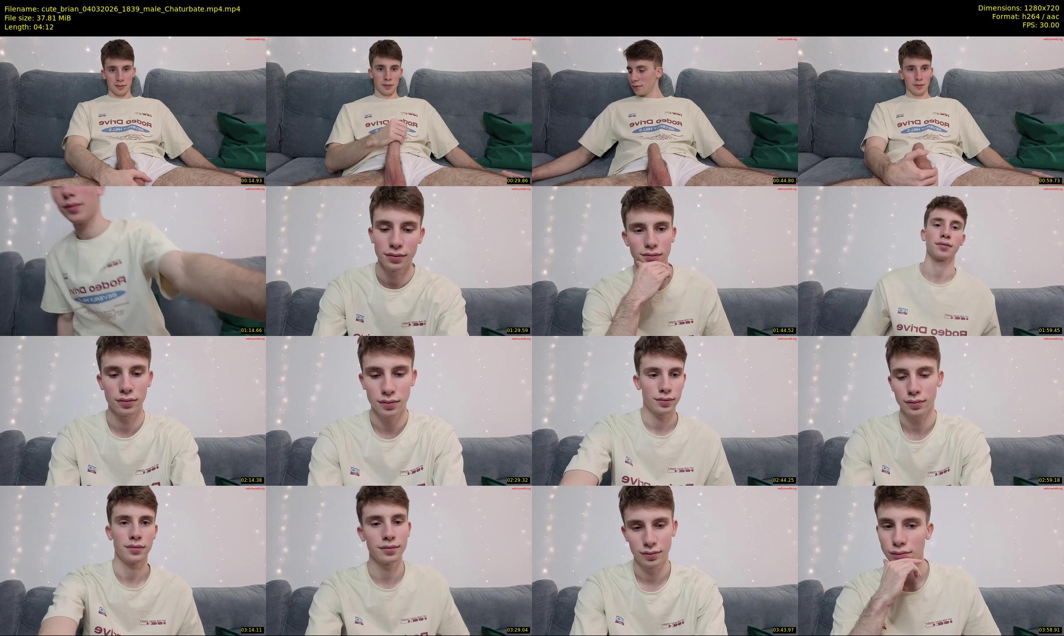 cute_brian — 5 minute Chaturbate male cam show recording, 720p, Mar 4, 2026