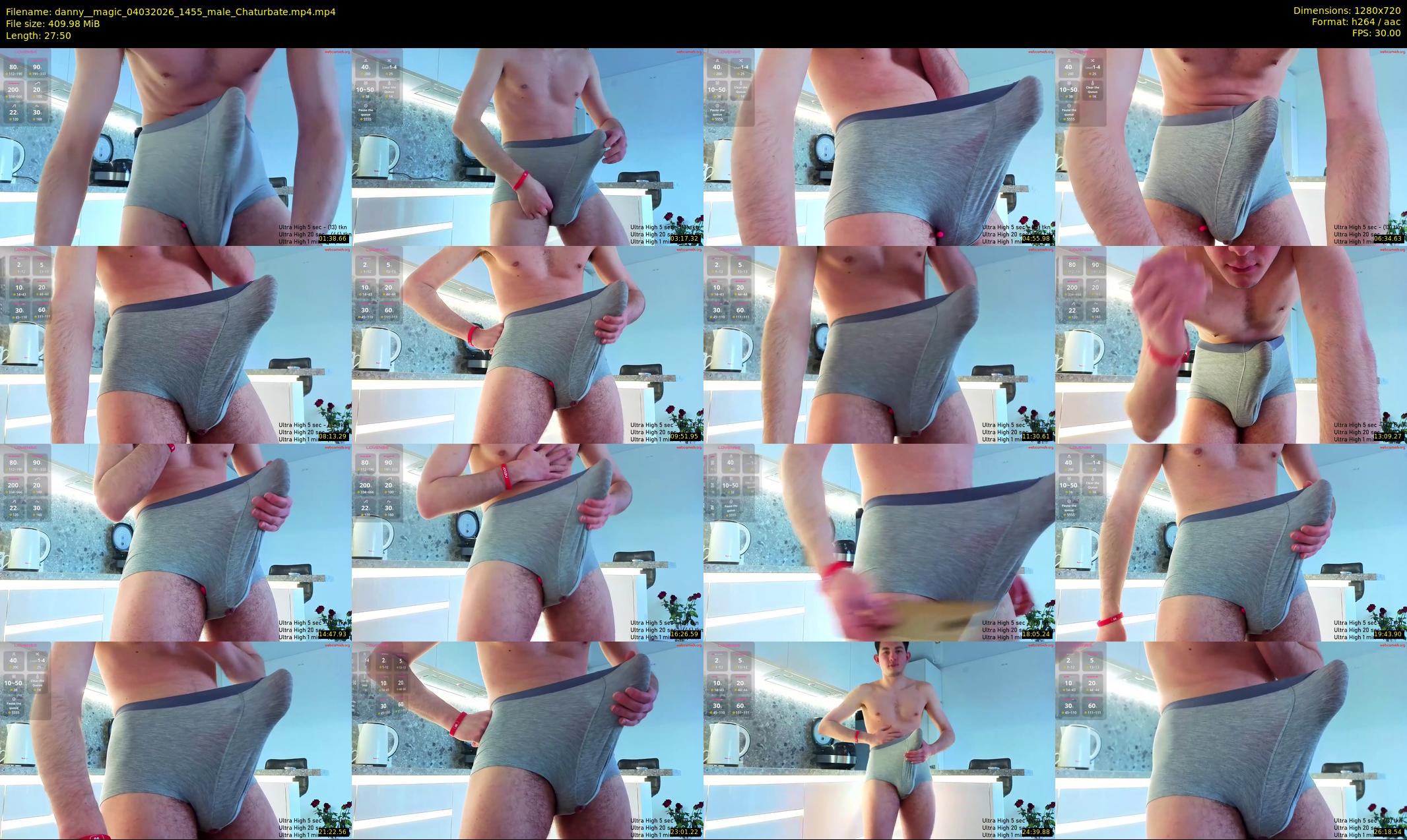 danny__magic — 28 minute Chaturbate male cam show recording, 720p, Mar 4, 2026