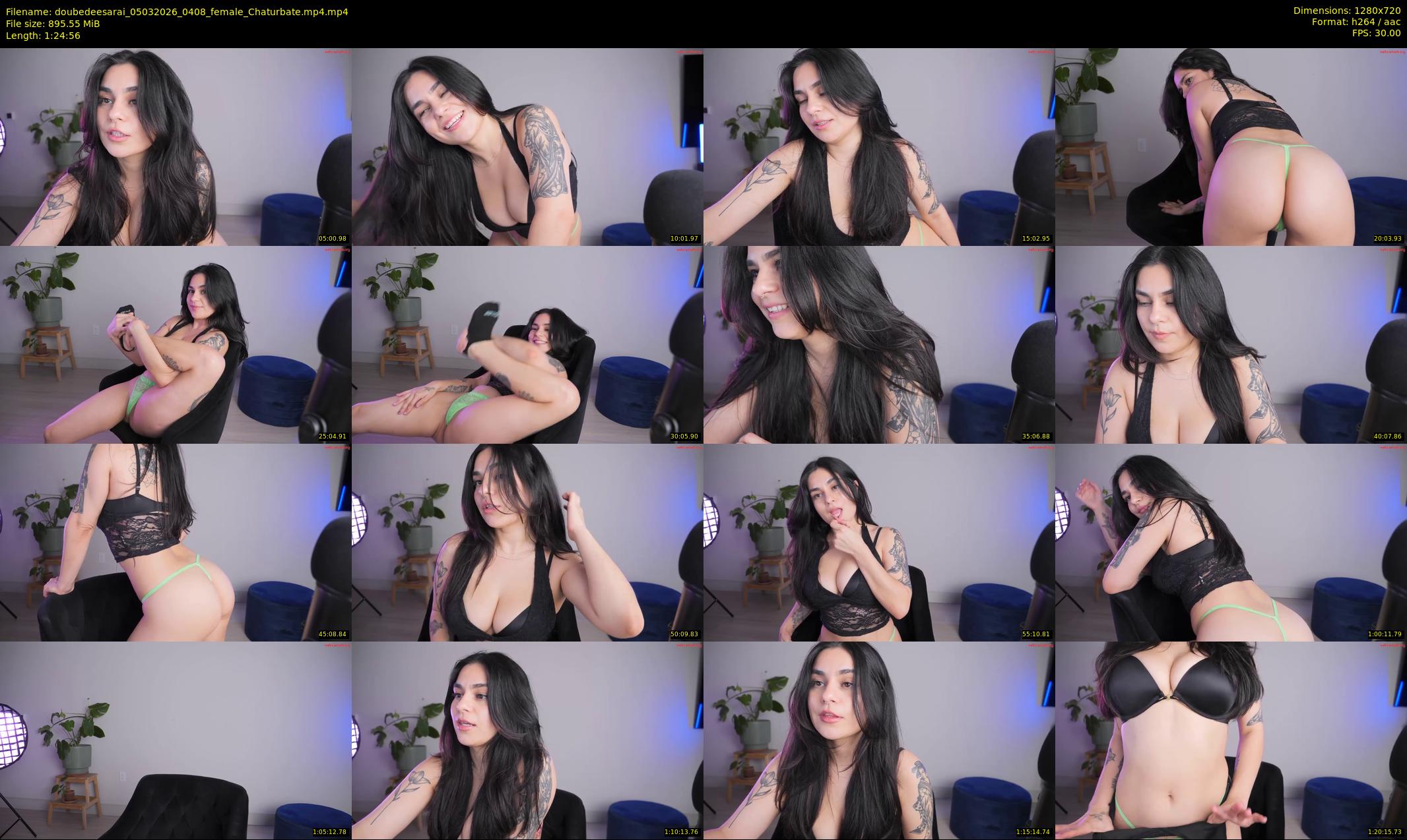 doubedeesarai — 85 minute Chaturbate female cam show recording, 720p, Mar 5, 2026