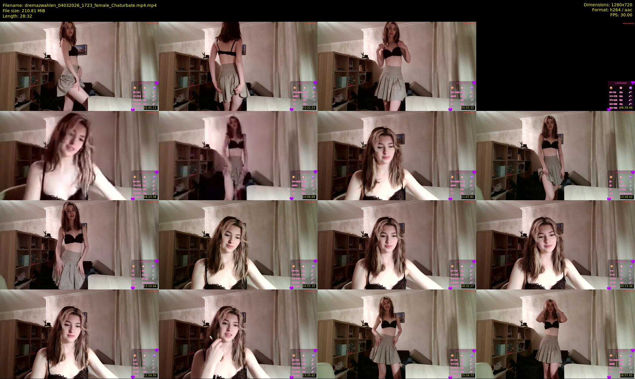 dremazwahlen — 29 minute Chaturbate female cam show recording, 720p, Mar 4, 2026