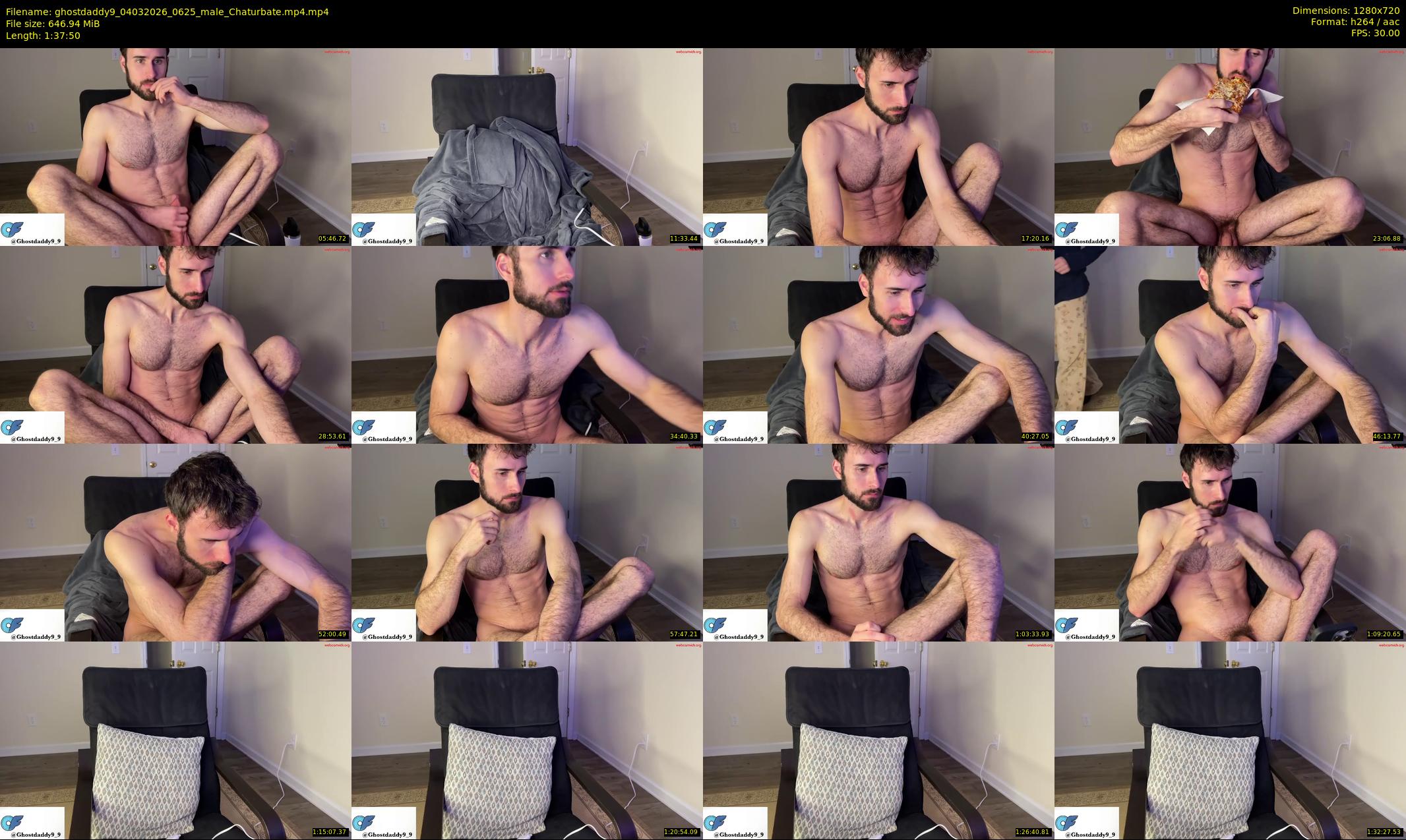 ghostdaddy9 — 98 minute Chaturbate male cam show recording, 720p, Mar 4, 2026