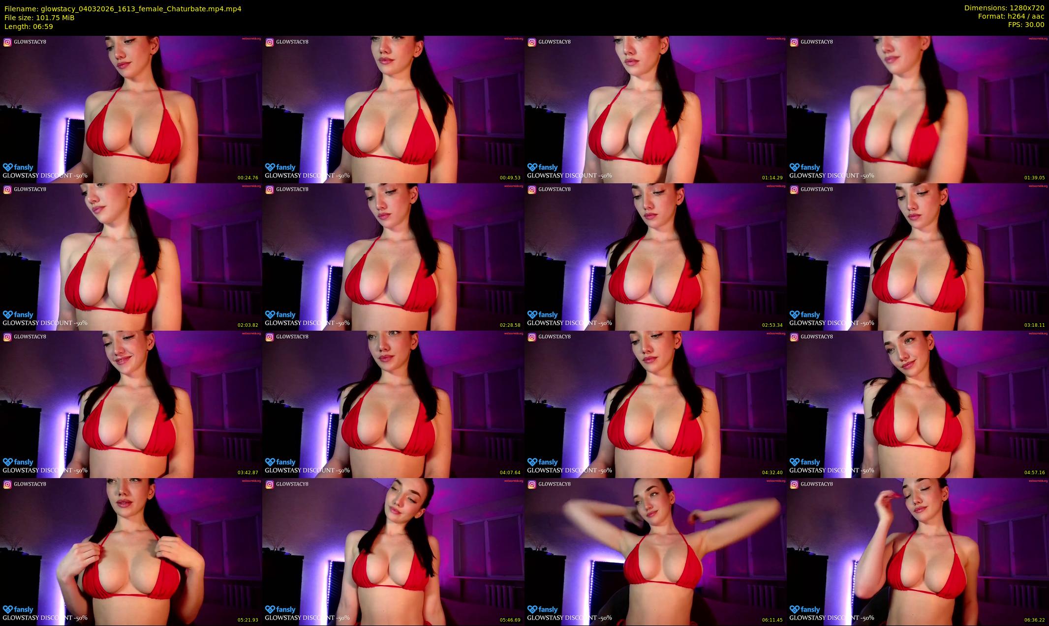 glowstacy — 7 minute Chaturbate female cam show recording, 720p, Mar 4, 2026
