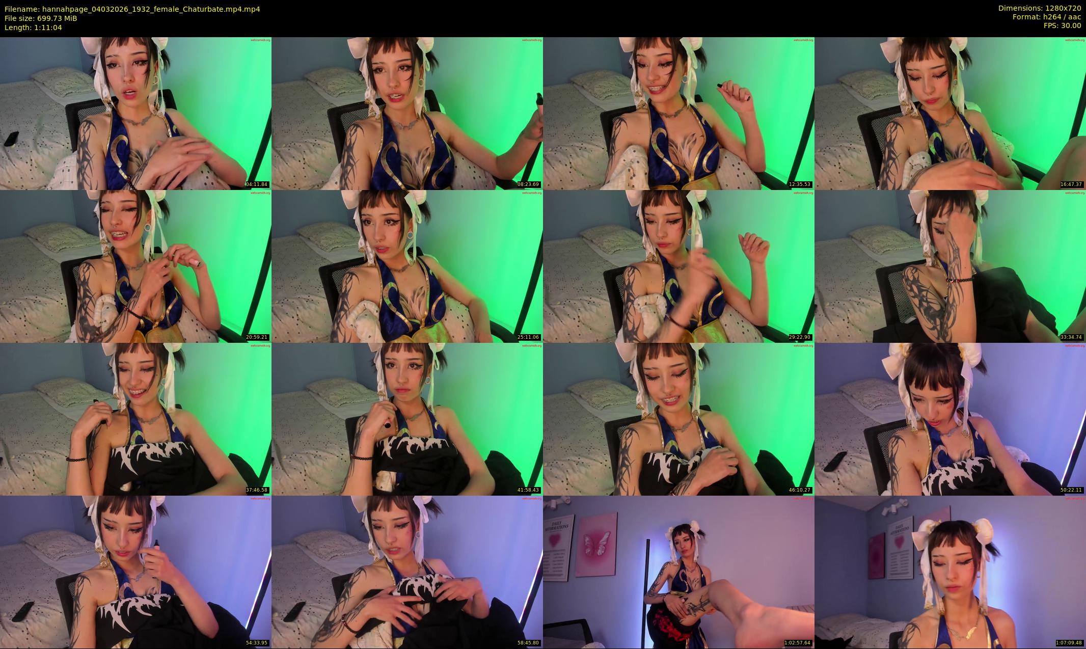 hannahpage — 72 minute Chaturbate female cam show recording, 720p, Mar 4, 2026