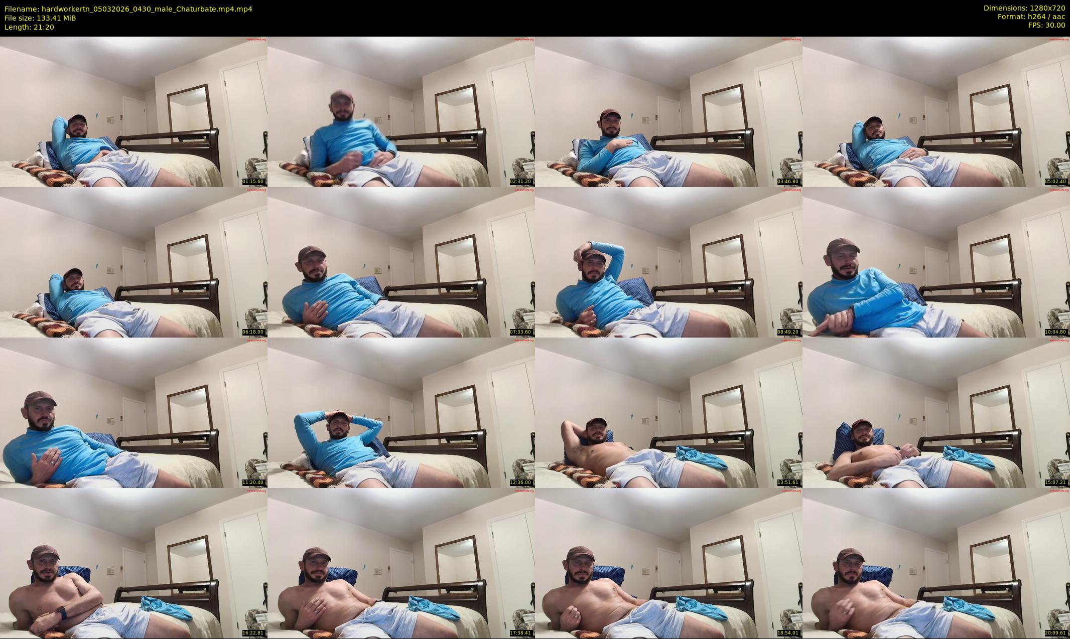 hardworkertn — 22 minute Chaturbate male cam show recording, 720p, Mar 5, 2026