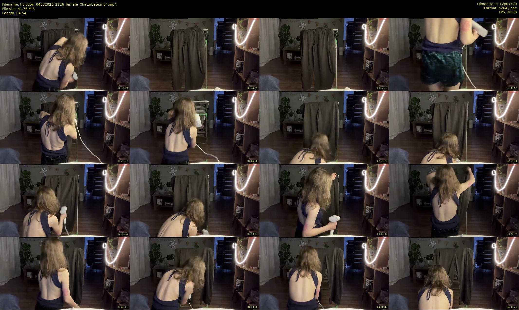 holydori — 5 minute Chaturbate female cam show recording, 720p, Mar 4, 2026
