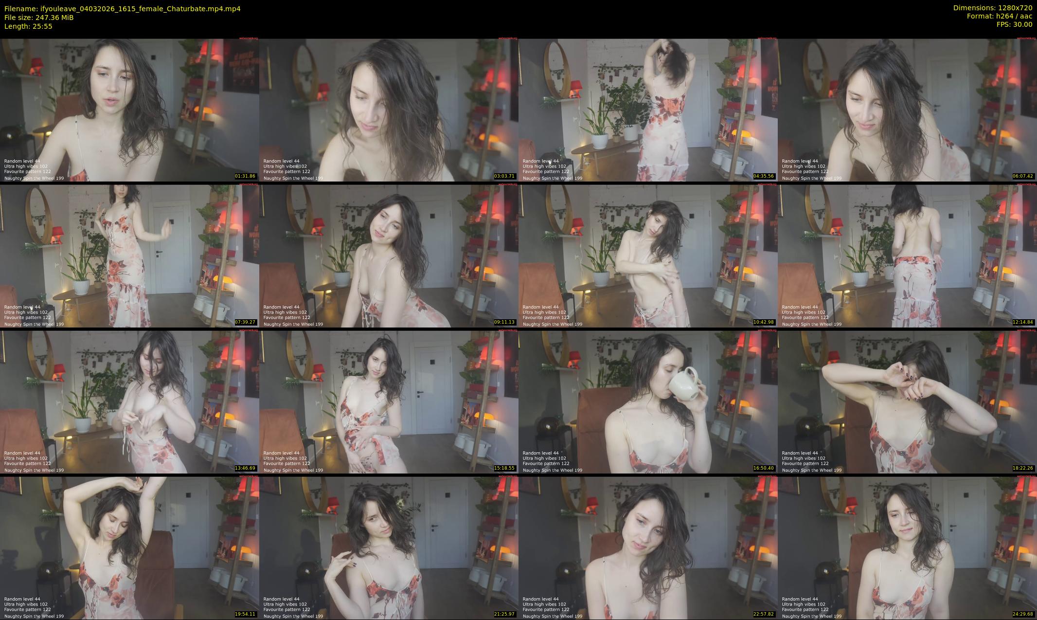 ifyouleave — 26 minute Chaturbate female cam show recording, 720p, Mar 4, 2026