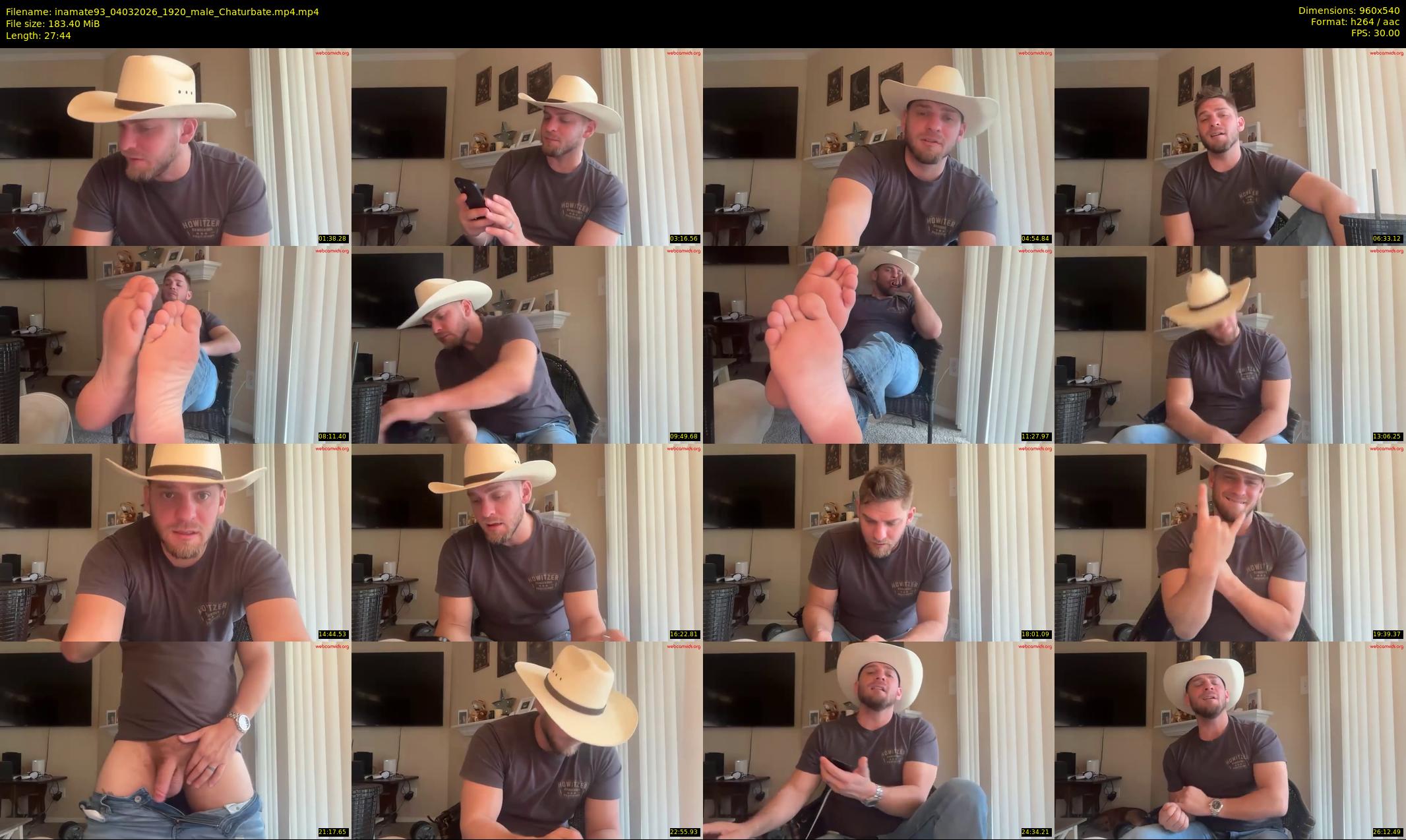 inamate93 — 28 minute Chaturbate male cam show recording, 480p, Mar 4, 2026
