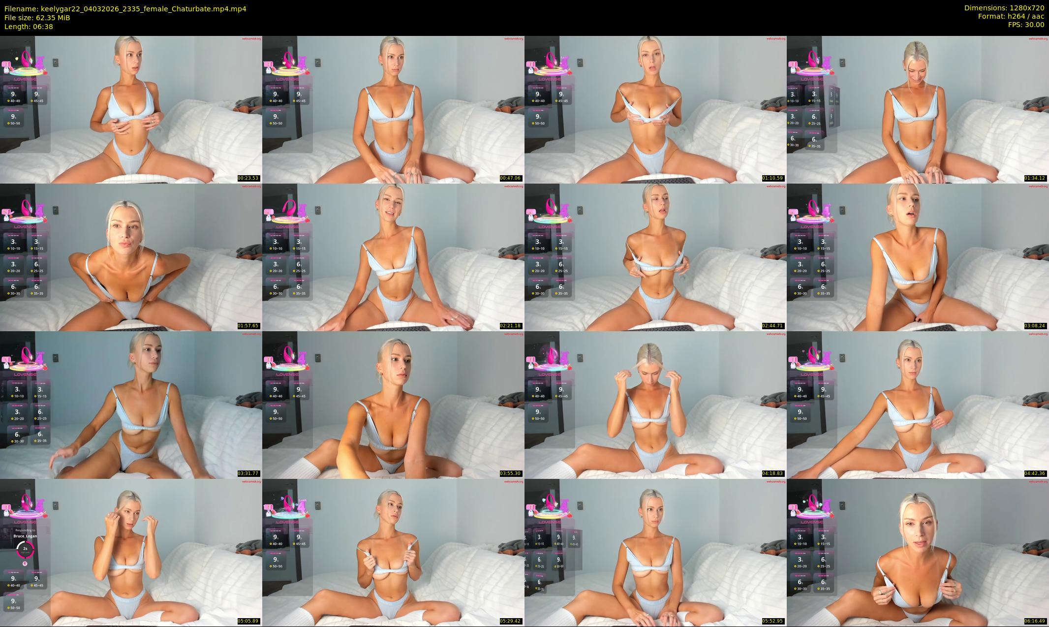 keelygar22 — 7 minute Chaturbate female cam show recording, 720p, Mar 4, 2026