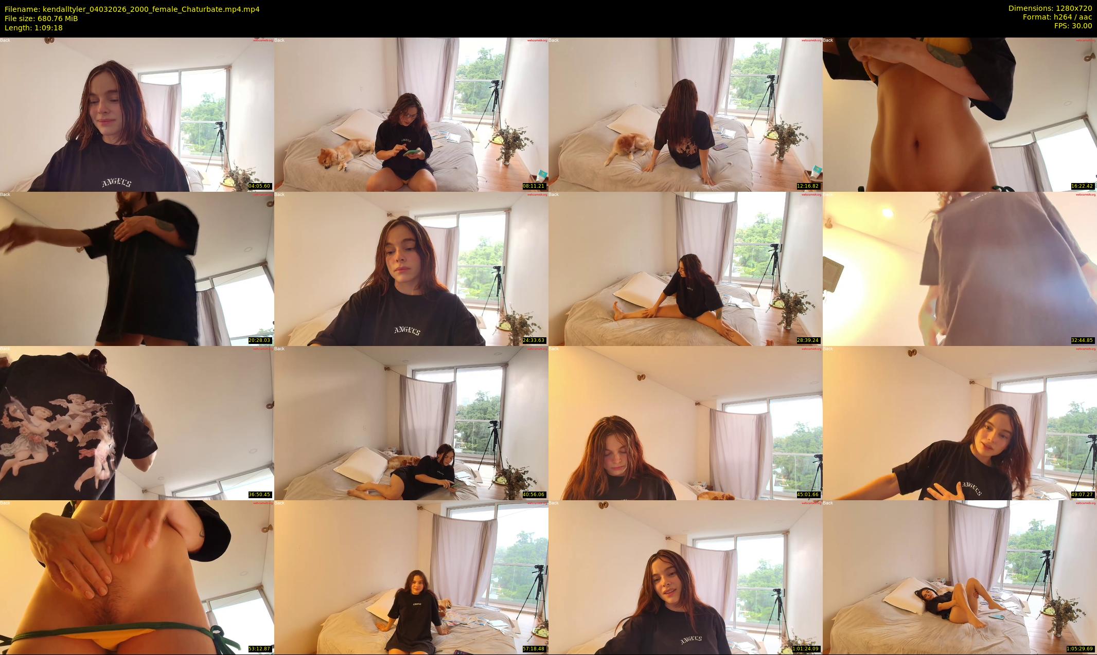 kendalltyler — 70 minute Chaturbate female cam show recording, 720p, Mar 4, 2026