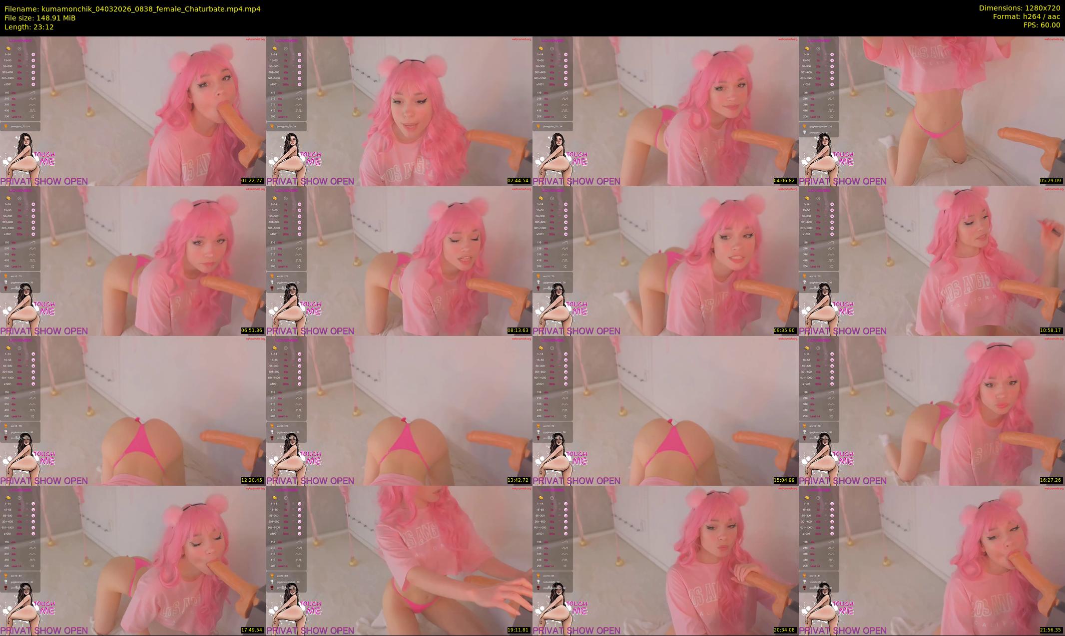 kumamonchik — 24 minute Chaturbate couple cam show recording, 720p, Mar 4, 2026