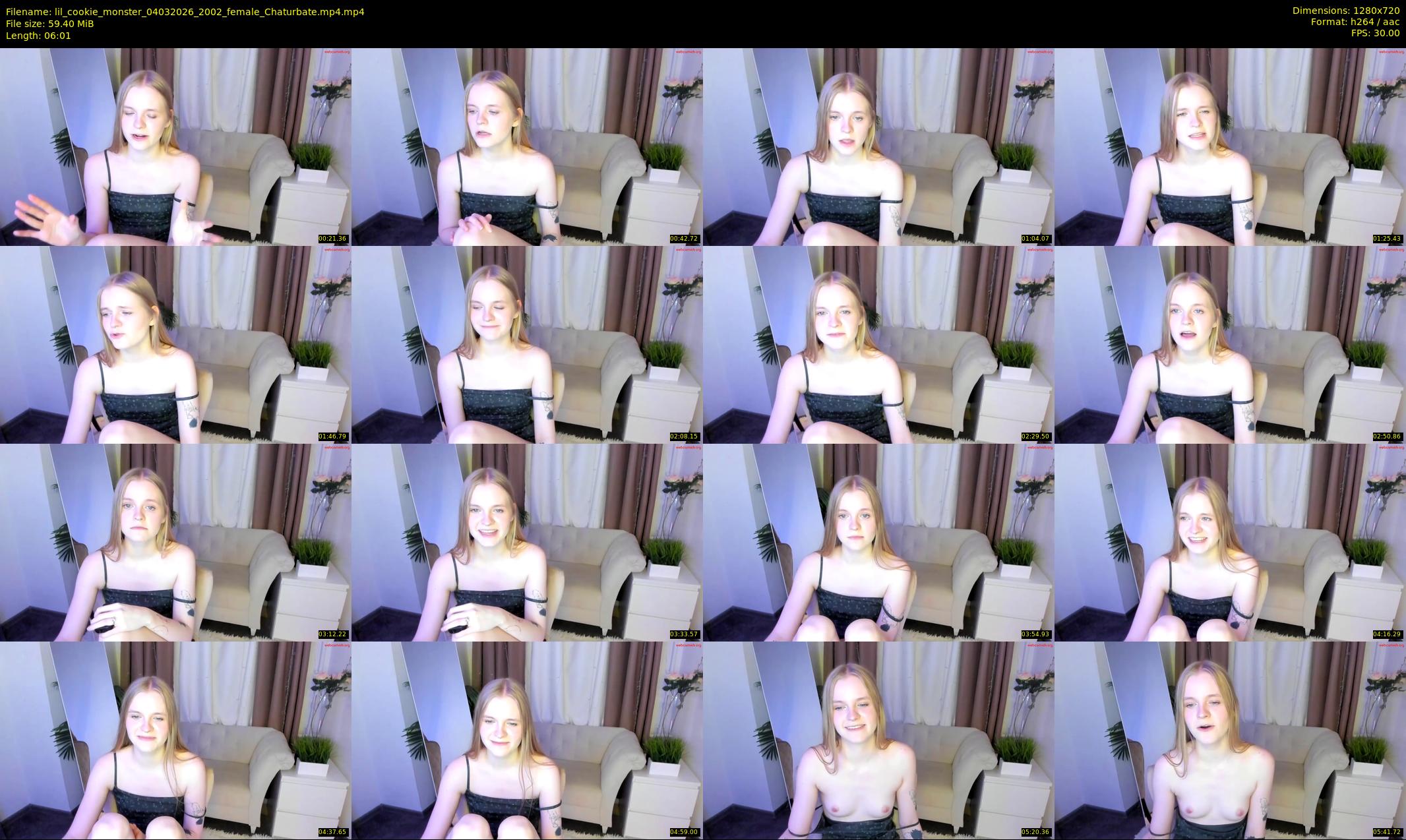 lil_cookie_monster — 7 minute Chaturbate female cam show recording, 720p, Mar 4, 2026