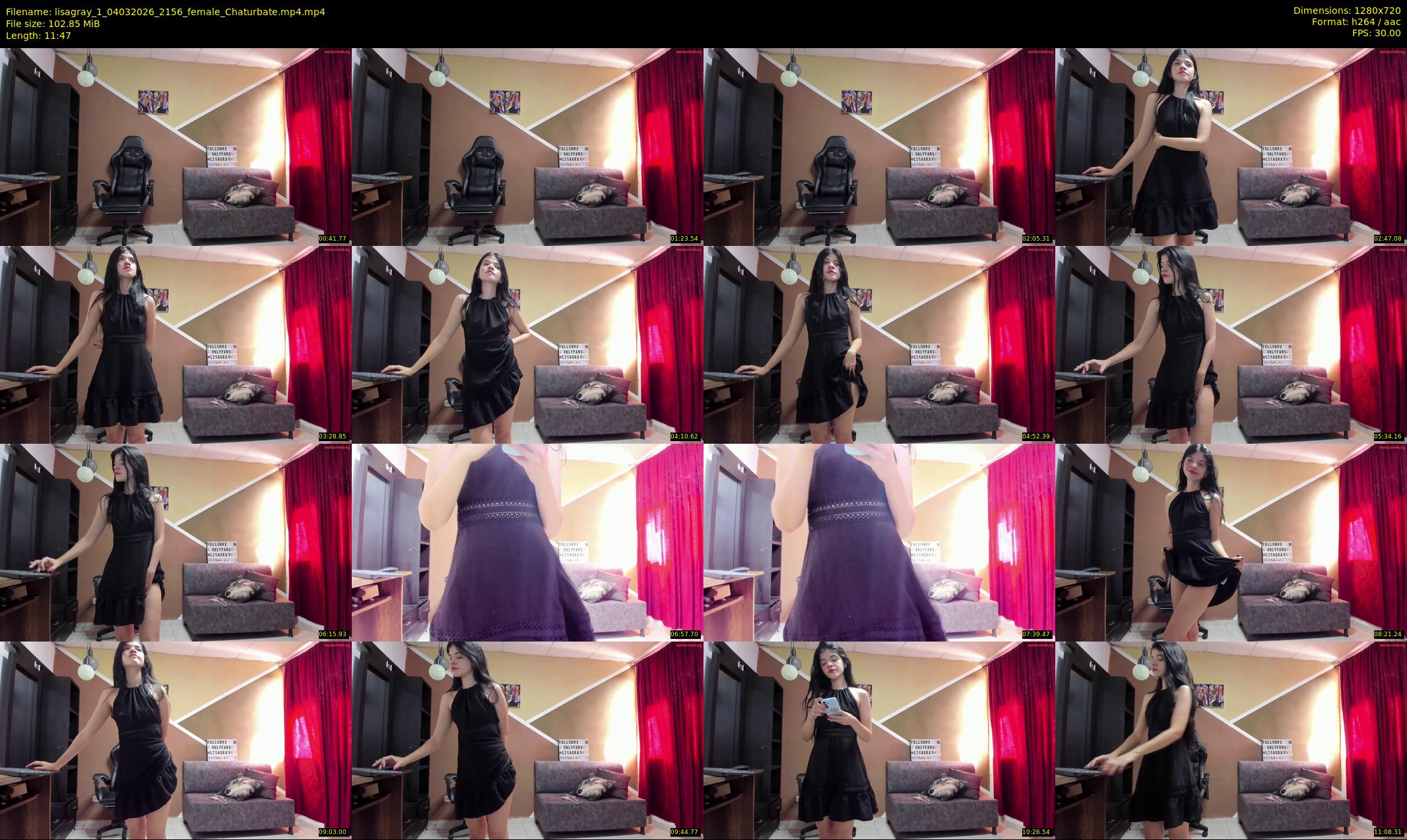 lisagray_1 — 12 minute Chaturbate female cam show recording, 720p, Mar 4, 2026