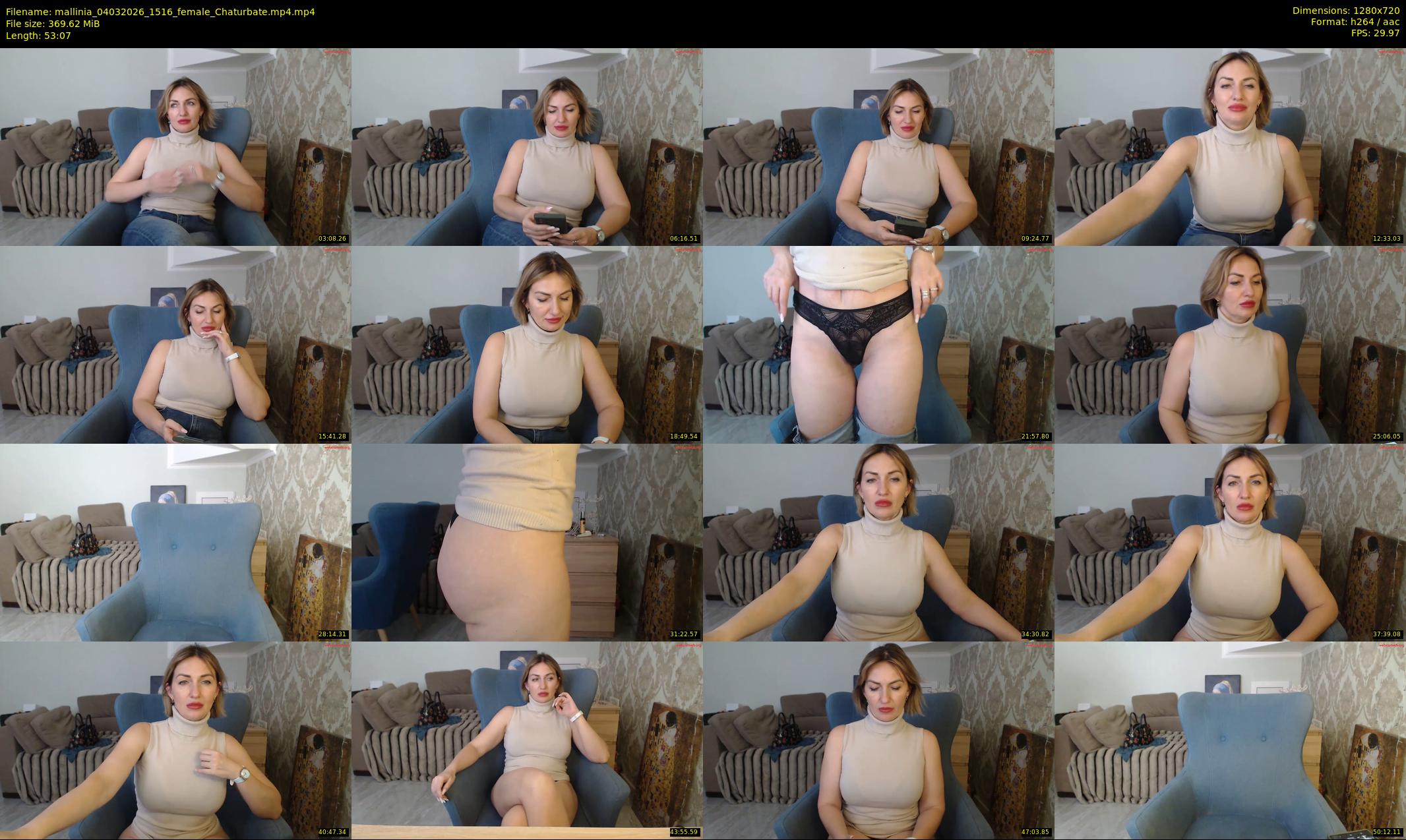 mallinia — 54 minute Chaturbate female cam show recording, 720p, Mar 4, 2026