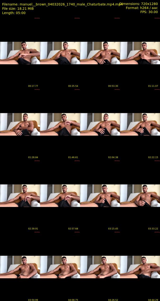 manuel__brown — 5 minute Chaturbate male cam show recording, 1080p, Mar 4, 2026