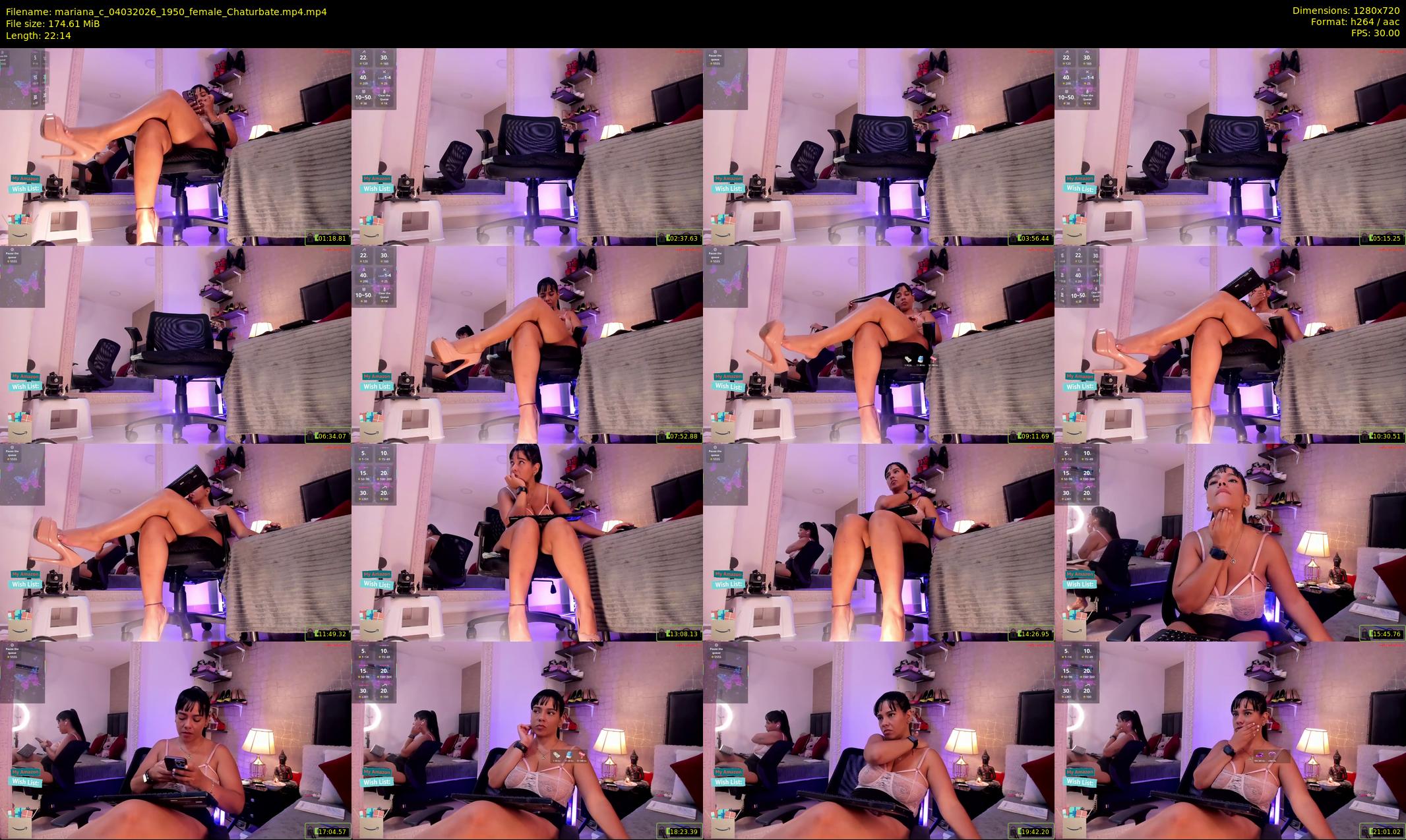 mariana_c — 23 minute Chaturbate female cam show recording, 720p, Mar 4, 2026