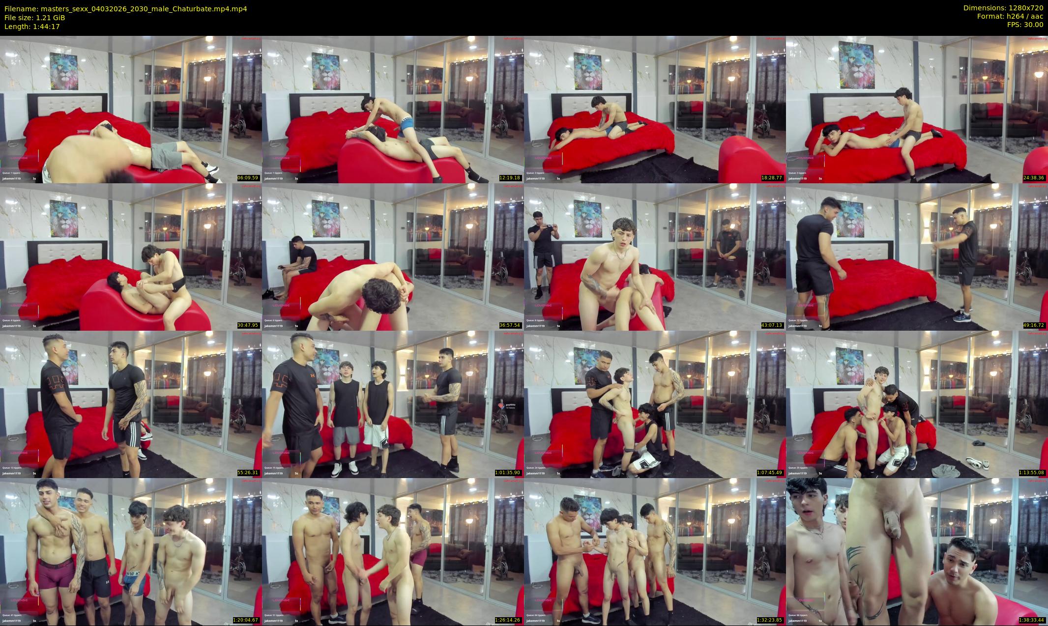 masters_sexx — 105 minute Chaturbate male cam show recording, 720p, Mar 4, 2026