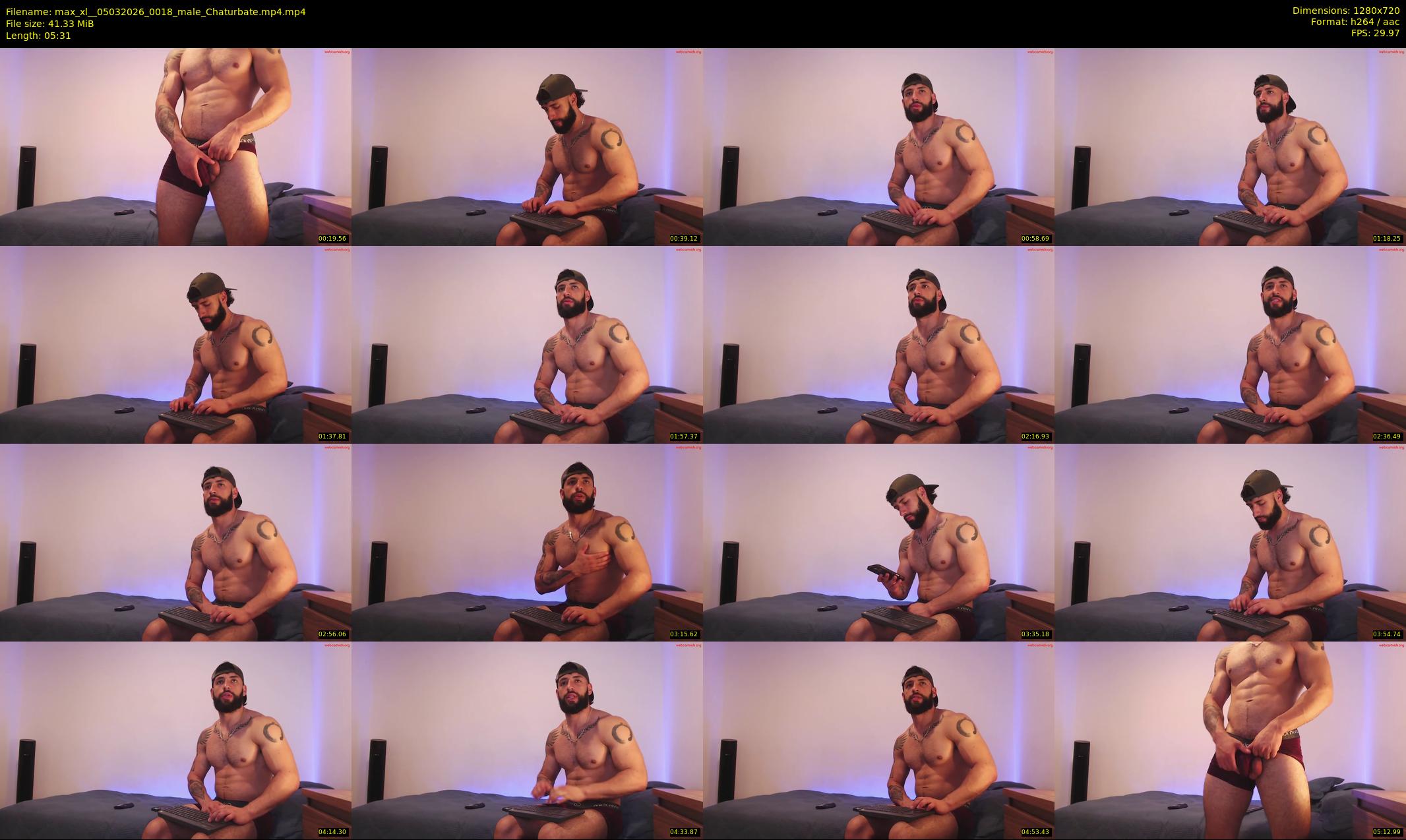 max_xl_ — 6 minute Chaturbate male cam show recording, 720p, Mar 5, 2026