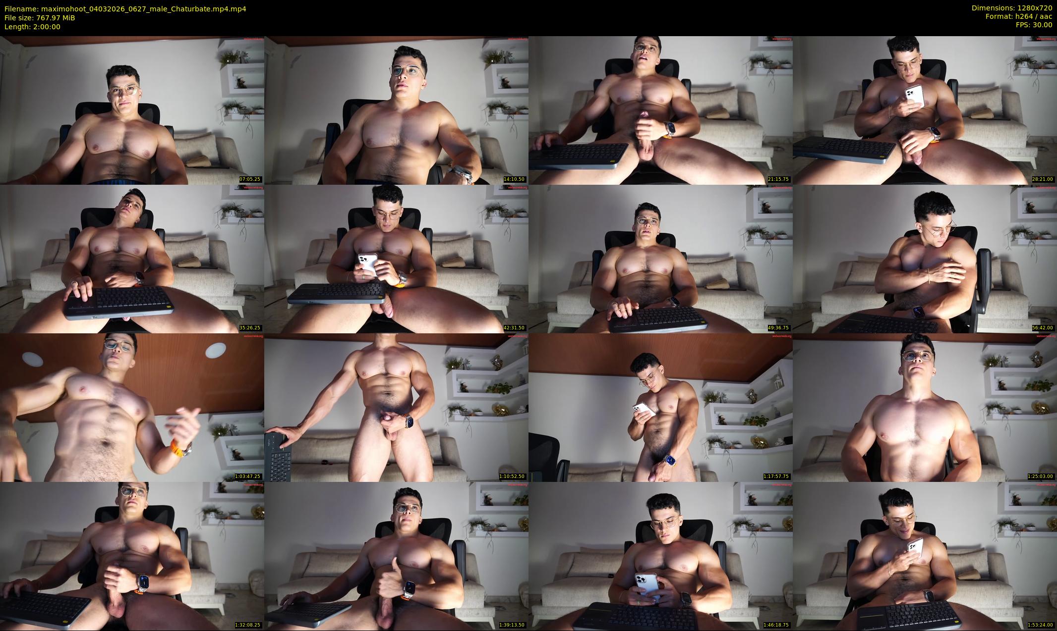 maximohoot — 120 minute Chaturbate male cam show recording, 720p, Mar 4, 2026