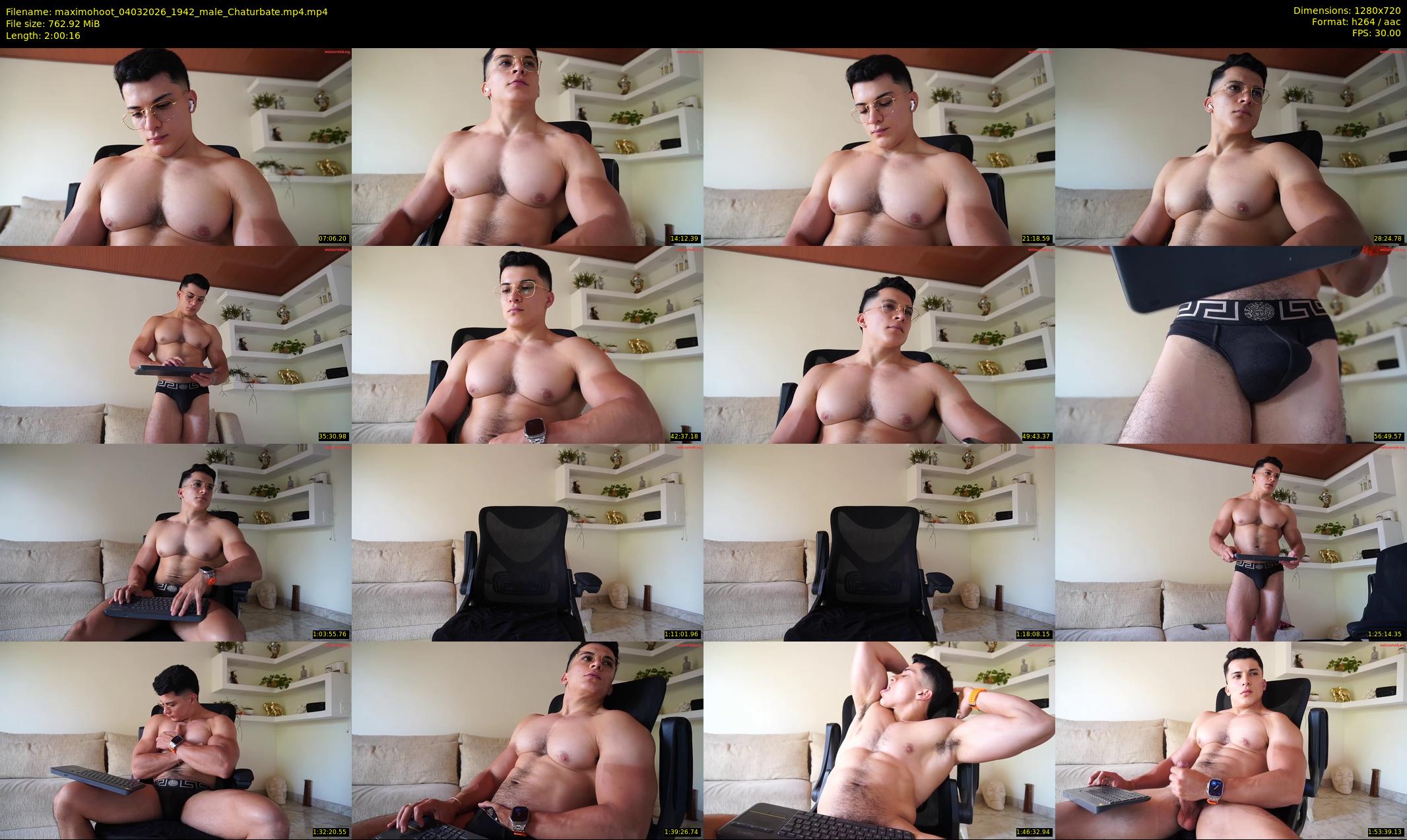 maximohoot — 121 minute Chaturbate male cam show recording, 720p, Mar 4, 2026