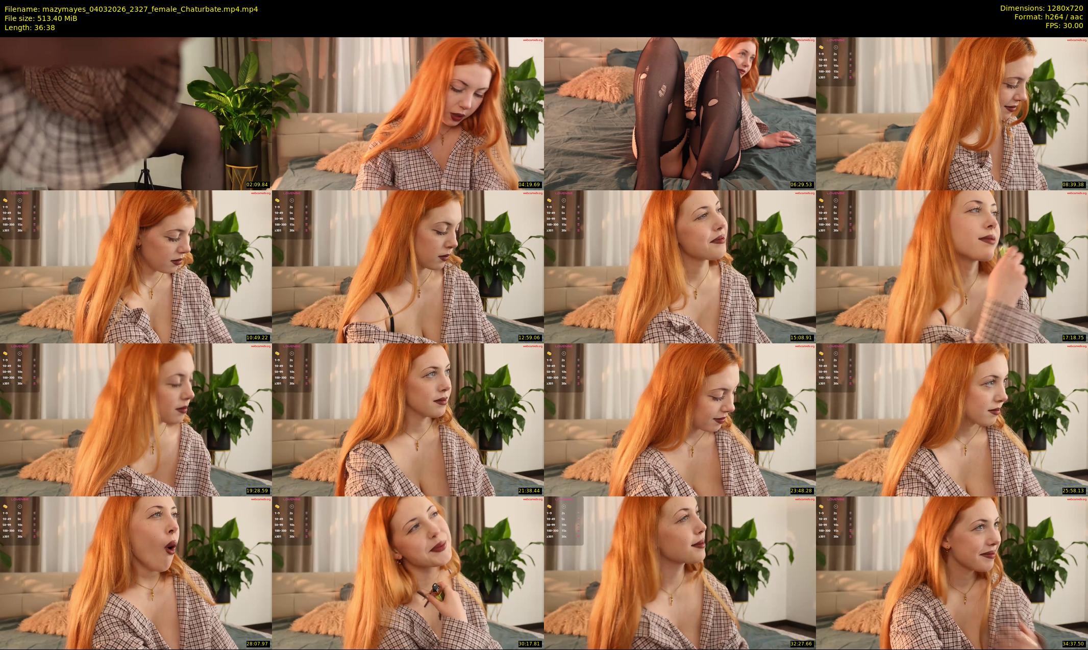 mazymayes — 37 minute Chaturbate female cam show recording, 720p, Mar 4, 2026