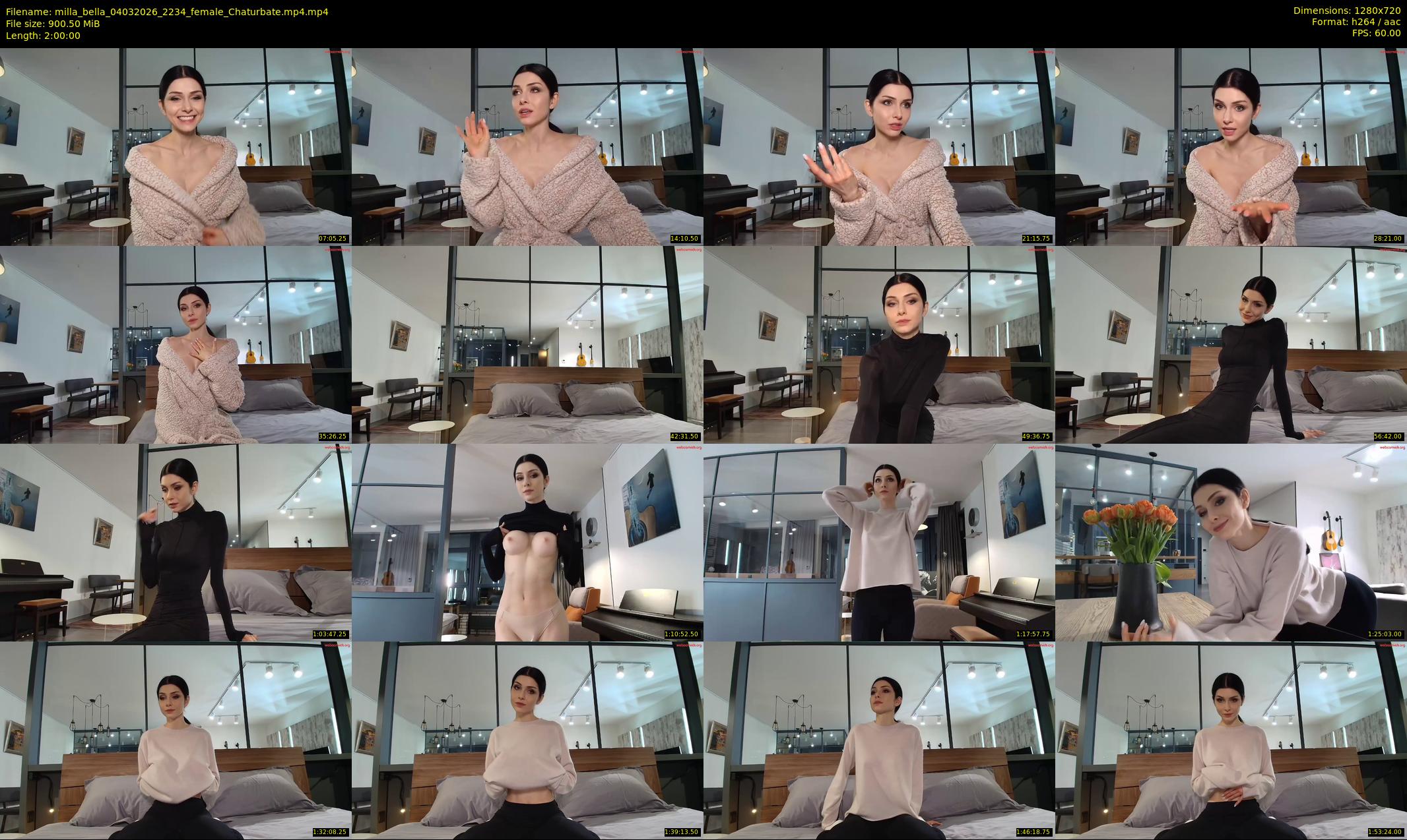 milla_bella — 120 minute Chaturbate female cam show recording, 720p, Mar 4, 2026