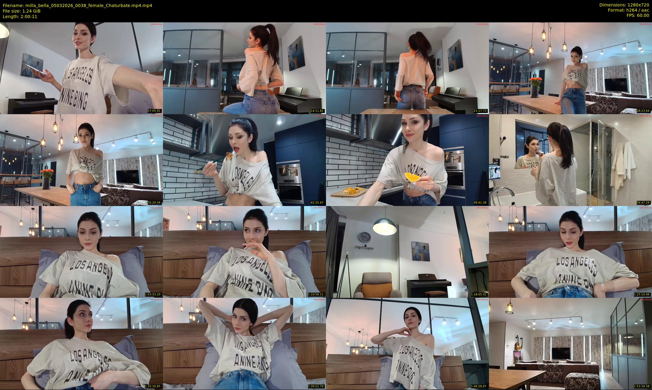milla_bella — 121 minute Chaturbate female cam show recording, 720p, Mar 5, 2026