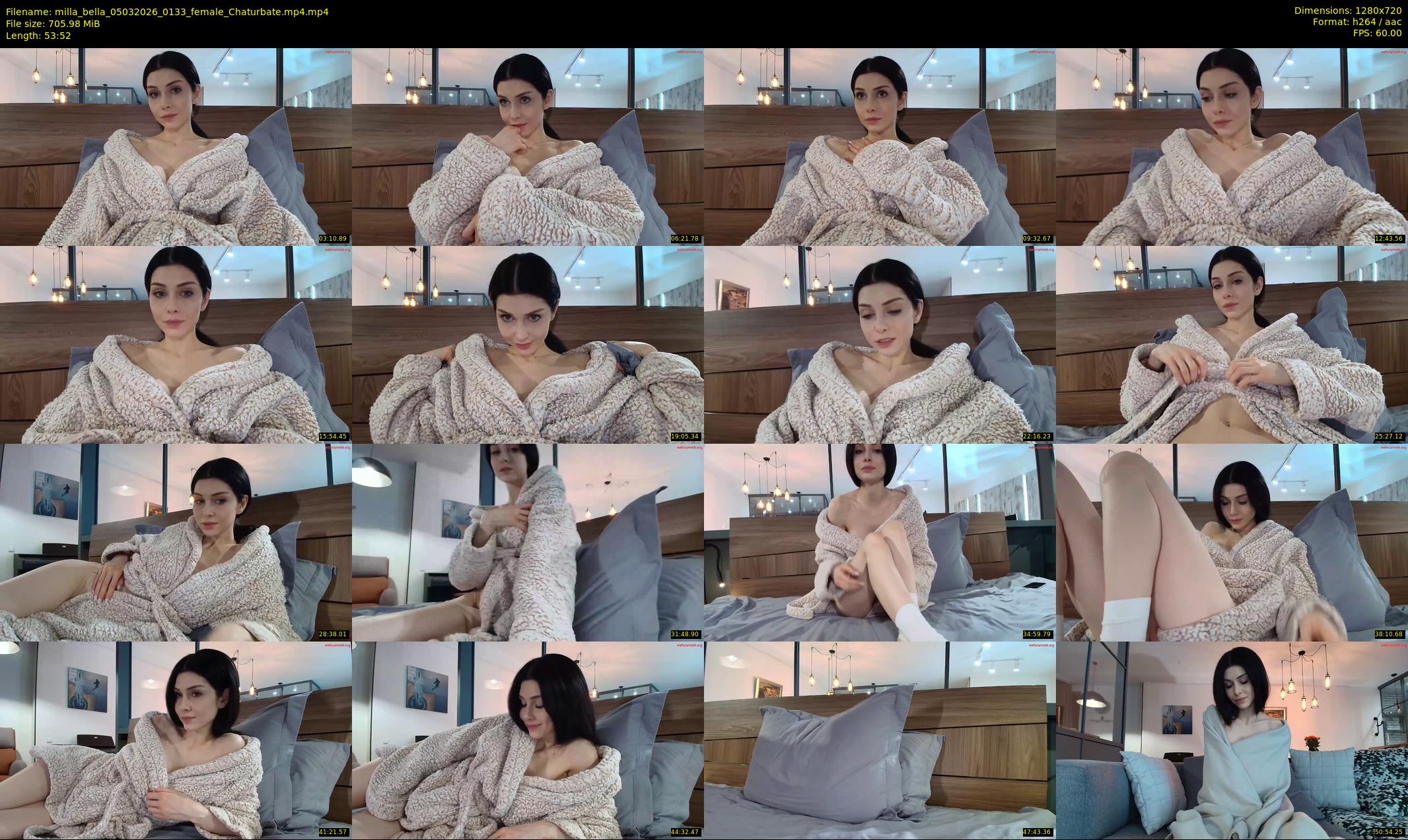milla_bella — 54 minute Chaturbate female cam show recording, 720p, Mar 5, 2026