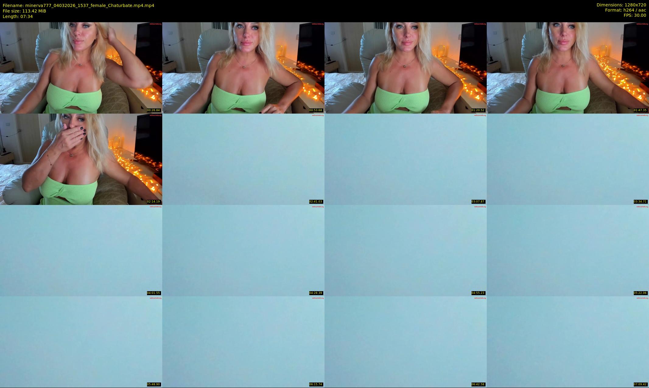 minerva777 — 8 minute Chaturbate female cam show recording, 720p, Mar 4, 2026