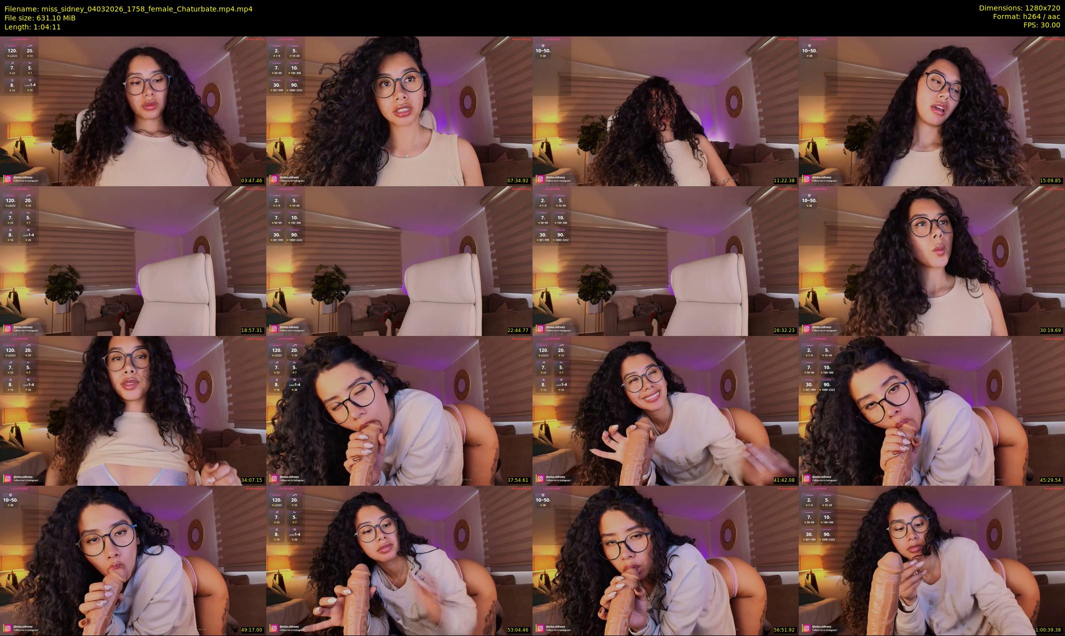 miss_sidney — 65 minute Chaturbate female cam show recording, 720p, Mar 4, 2026