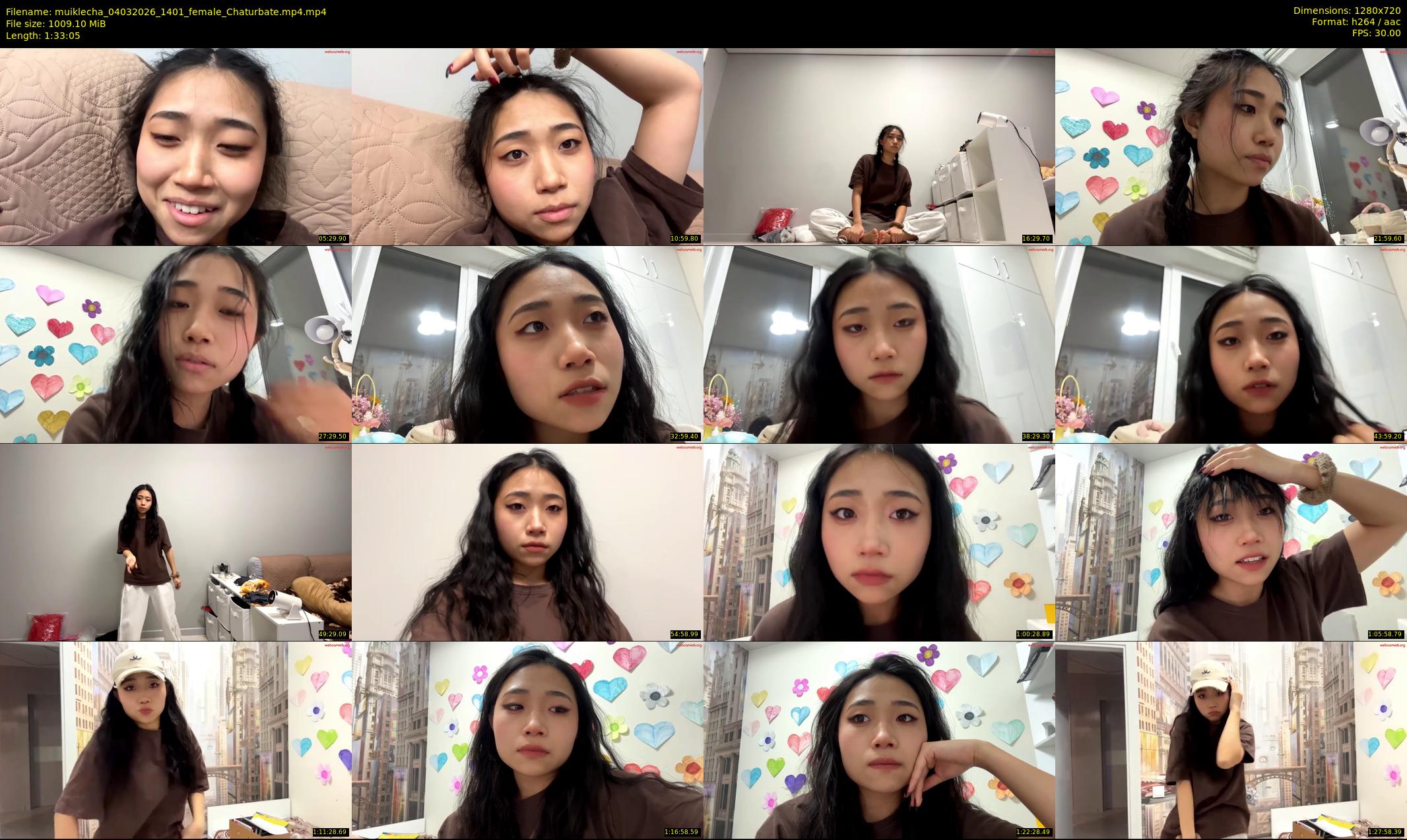 muiklecha — 94 minute Chaturbate female cam show recording, 720p, Mar 4, 2026