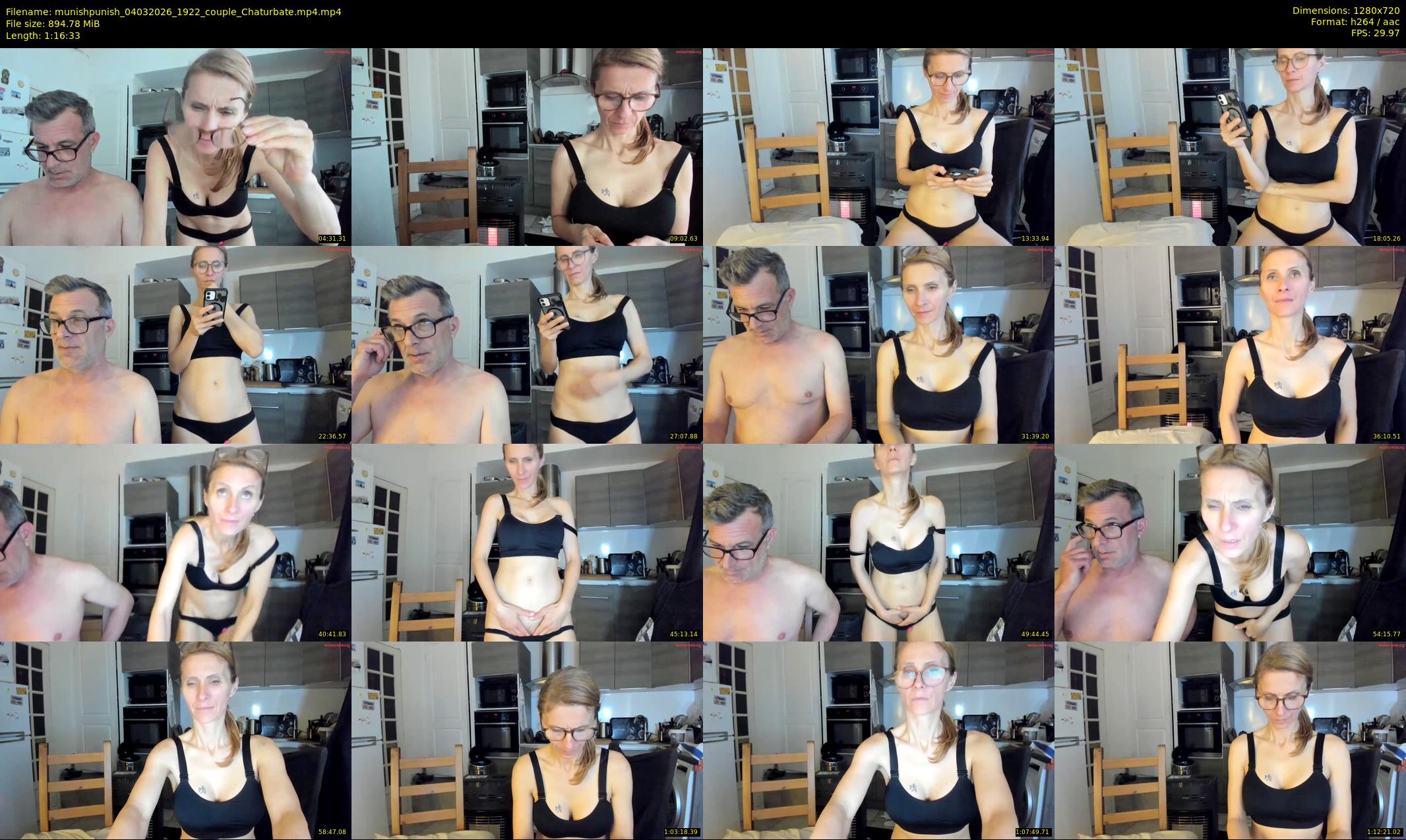 munishpunish — 77 minute Chaturbate couple cam show recording, 720p, Mar 4, 2026