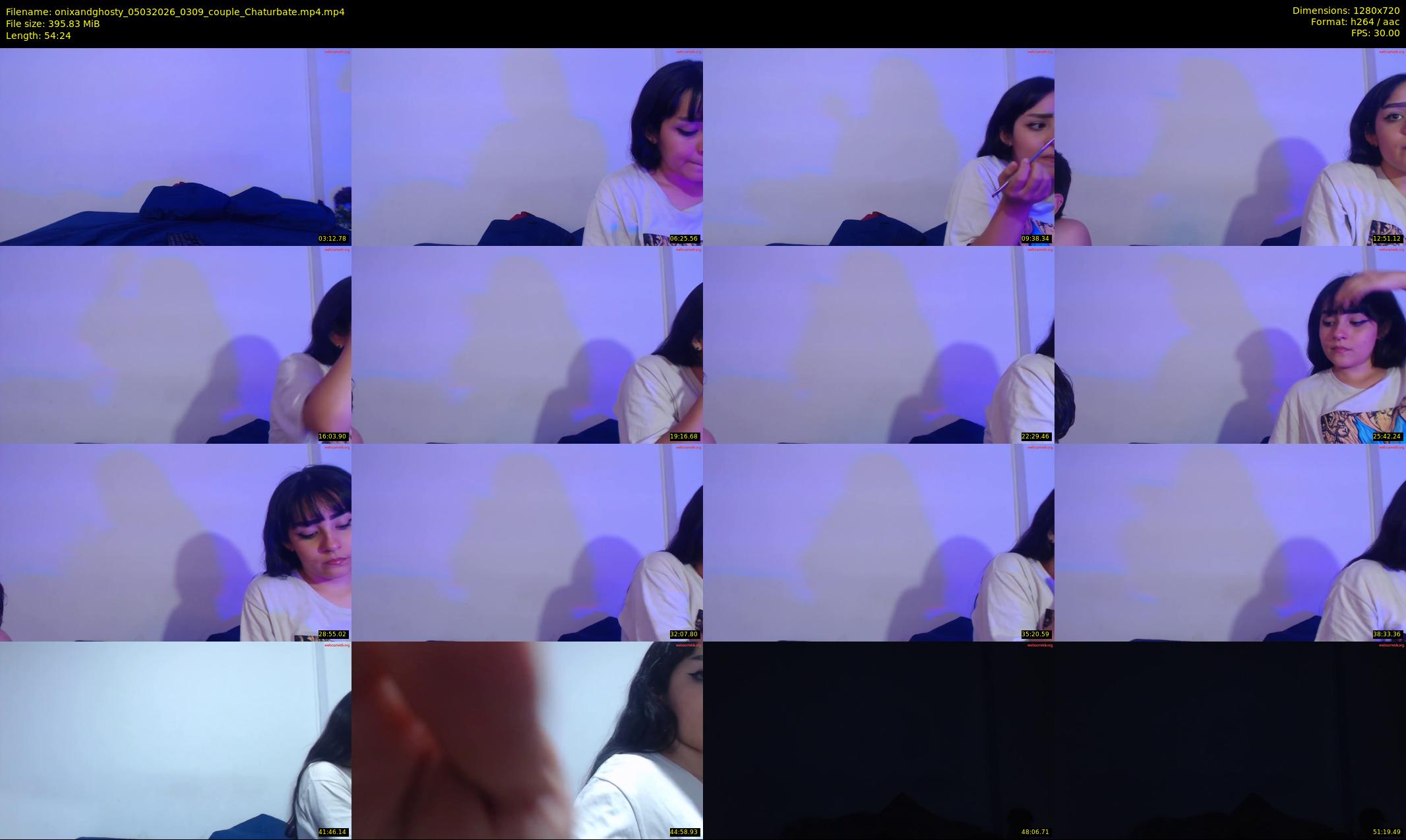 onixandghosty — 55 minute Chaturbate couple cam show recording, 720p, Mar 5, 2026
