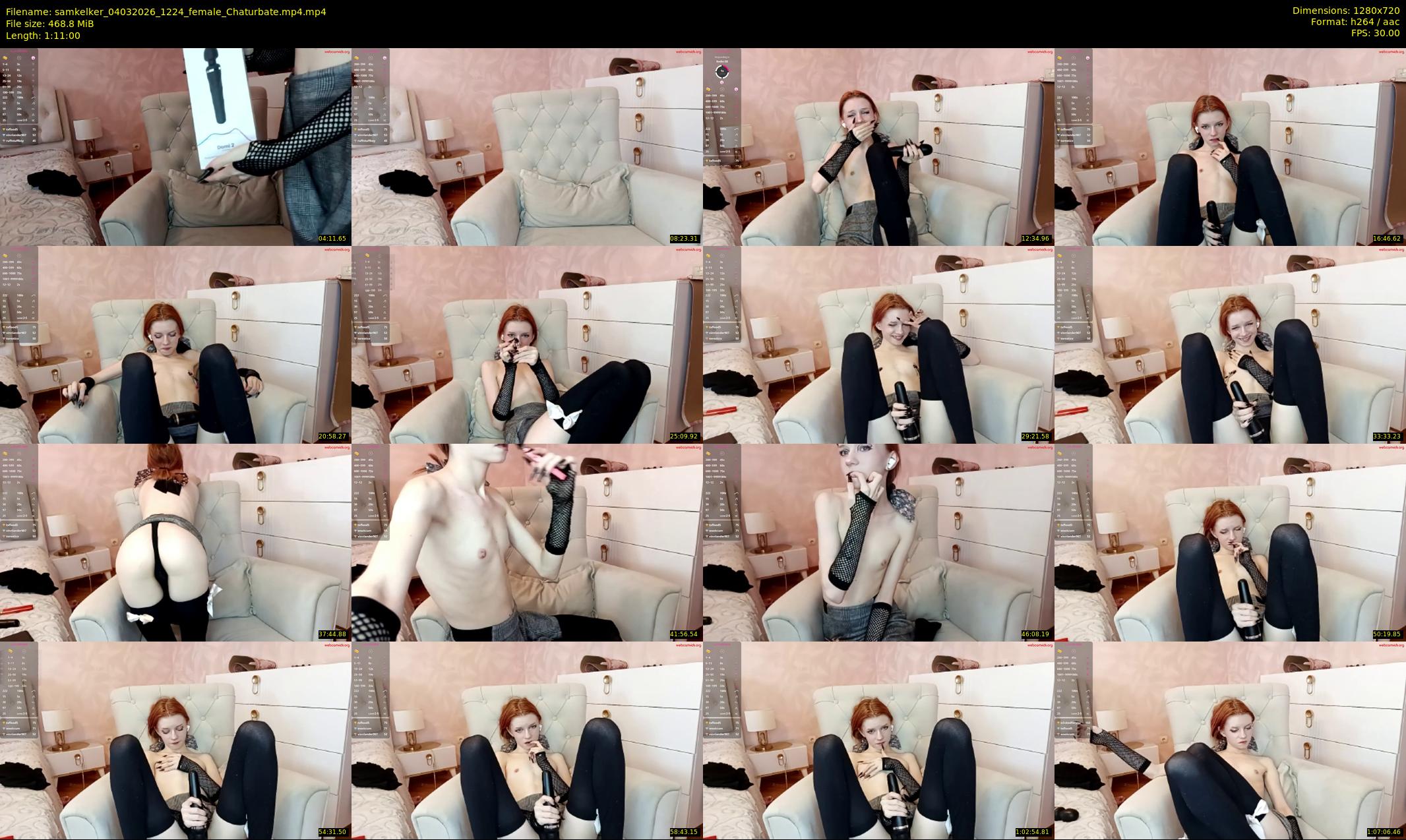 samkelker — 71 minute Chaturbate female cam show recording, 720p, Mar 4, 2026