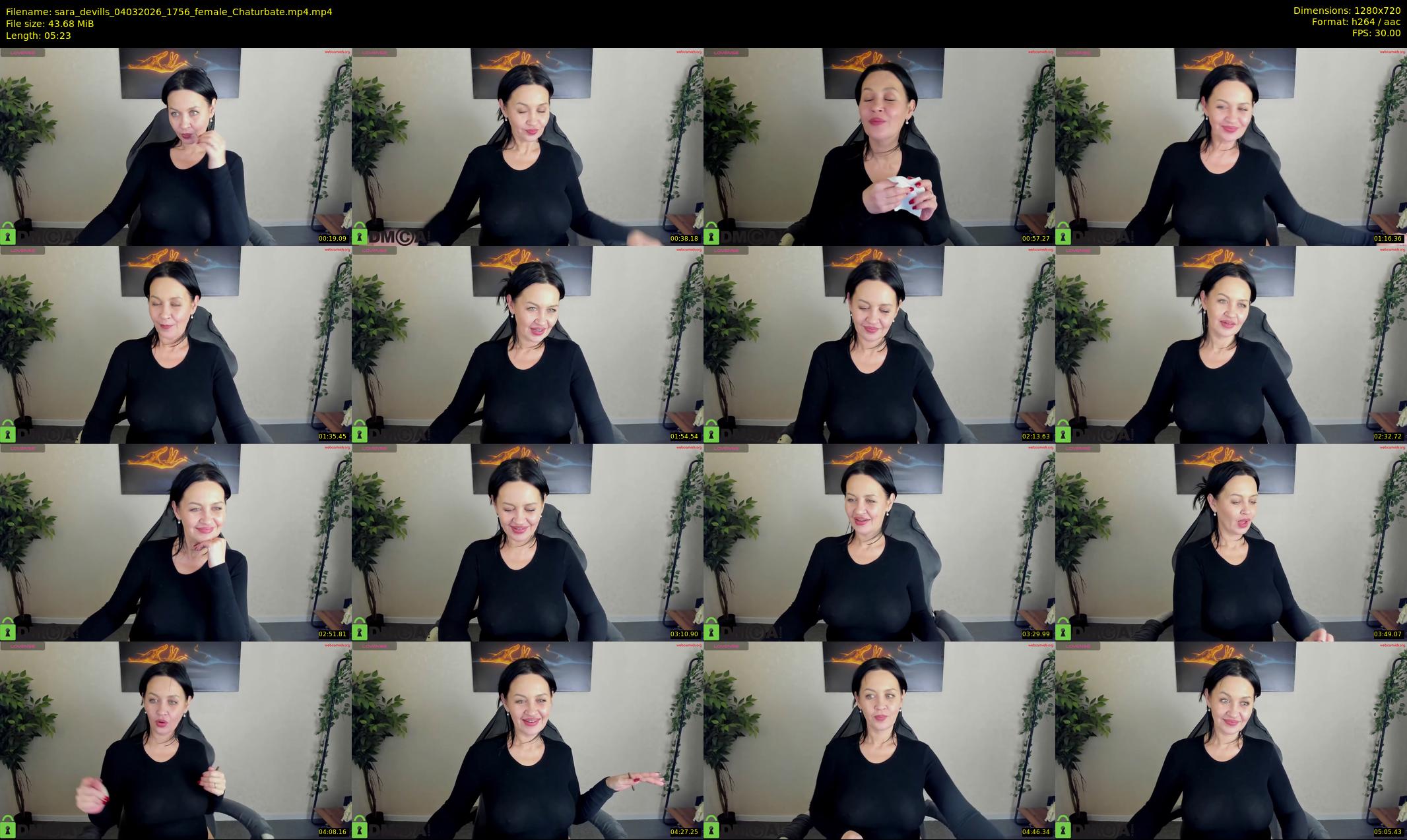 sara_devills — 6 minute Chaturbate female cam show recording, 720p, Mar 4, 2026