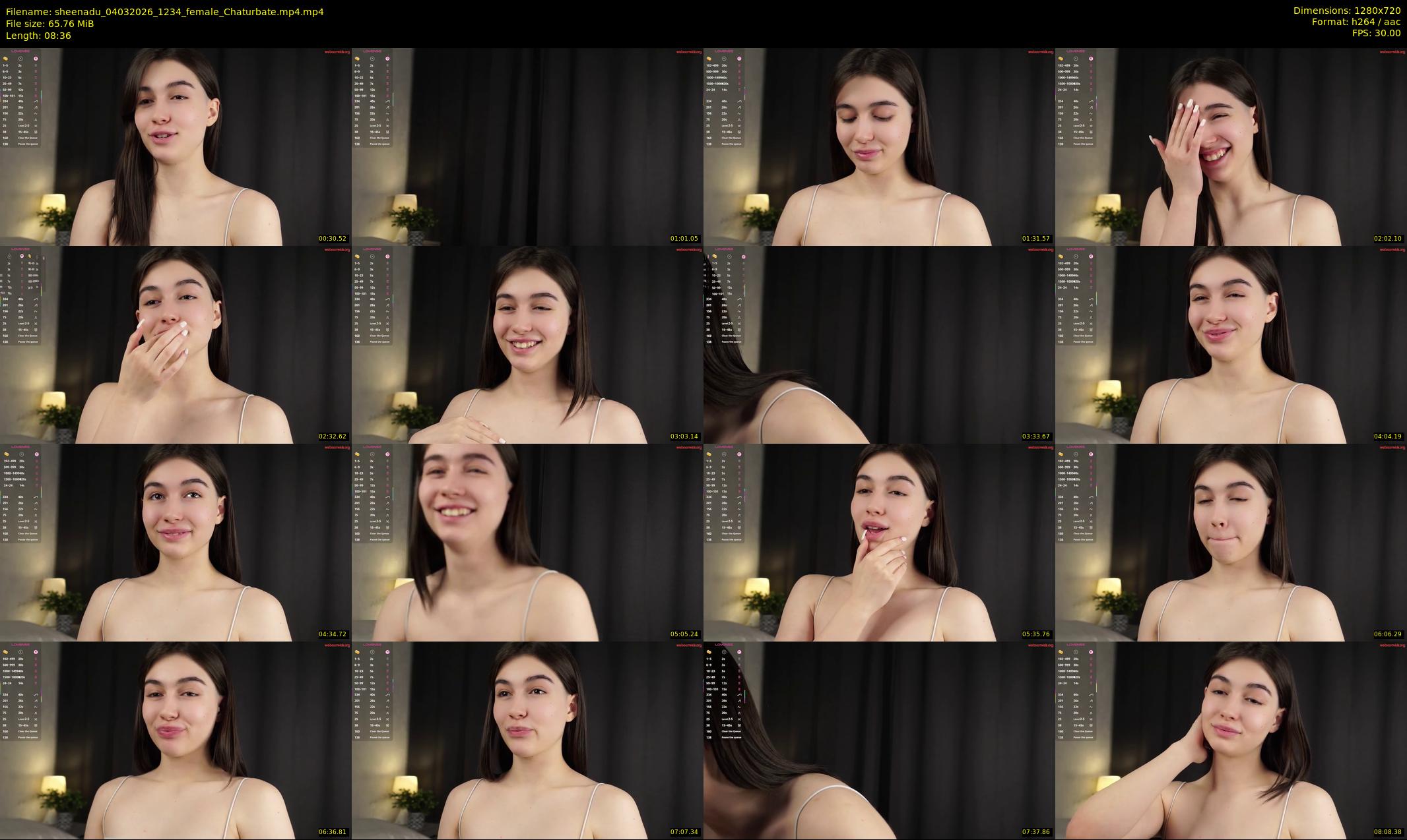 sheenadu — 9 minute Chaturbate female cam show recording, 720p, Mar 4, 2026