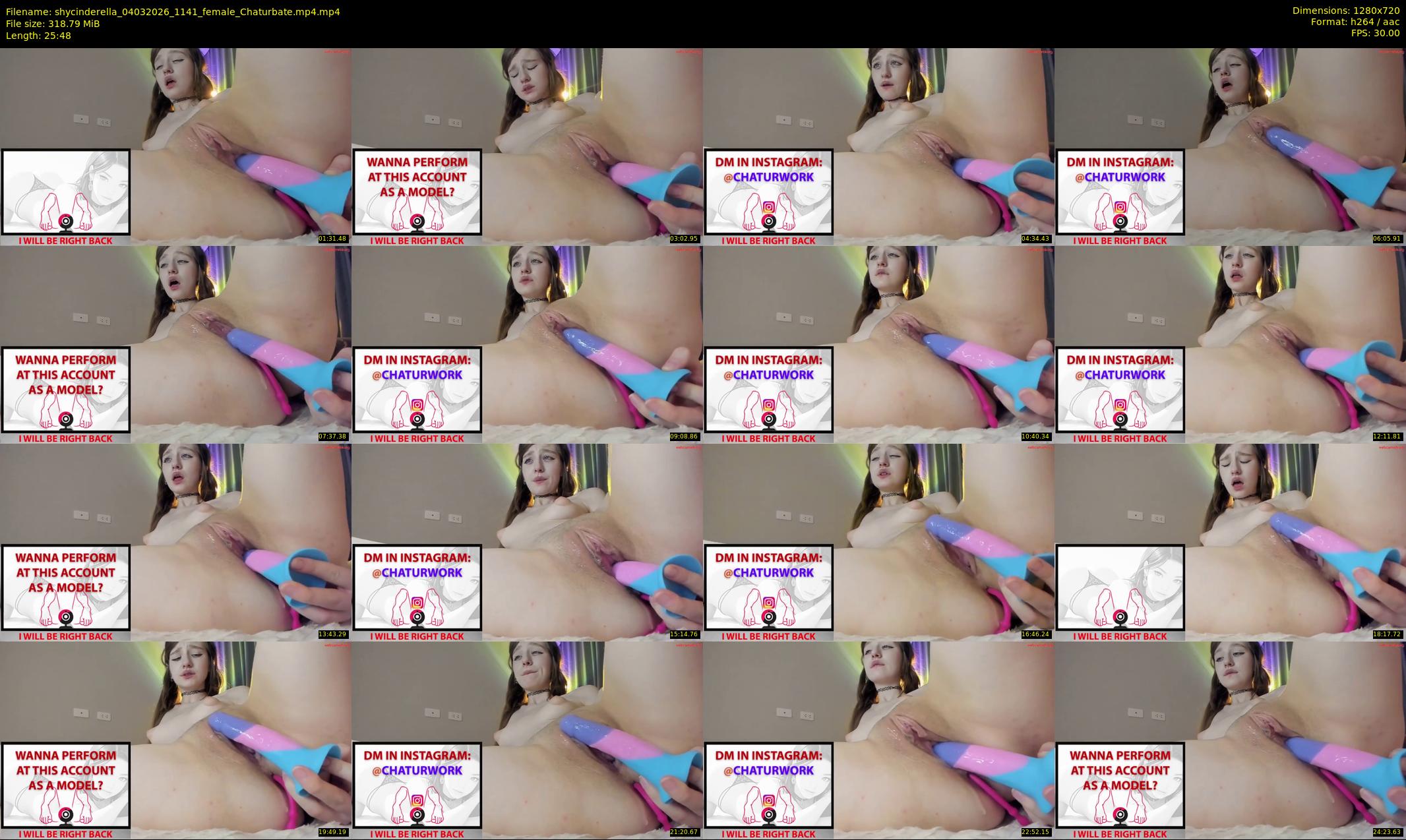 shycinderella — 26 minute Chaturbate female cam show recording, 720p, Mar 4, 2026