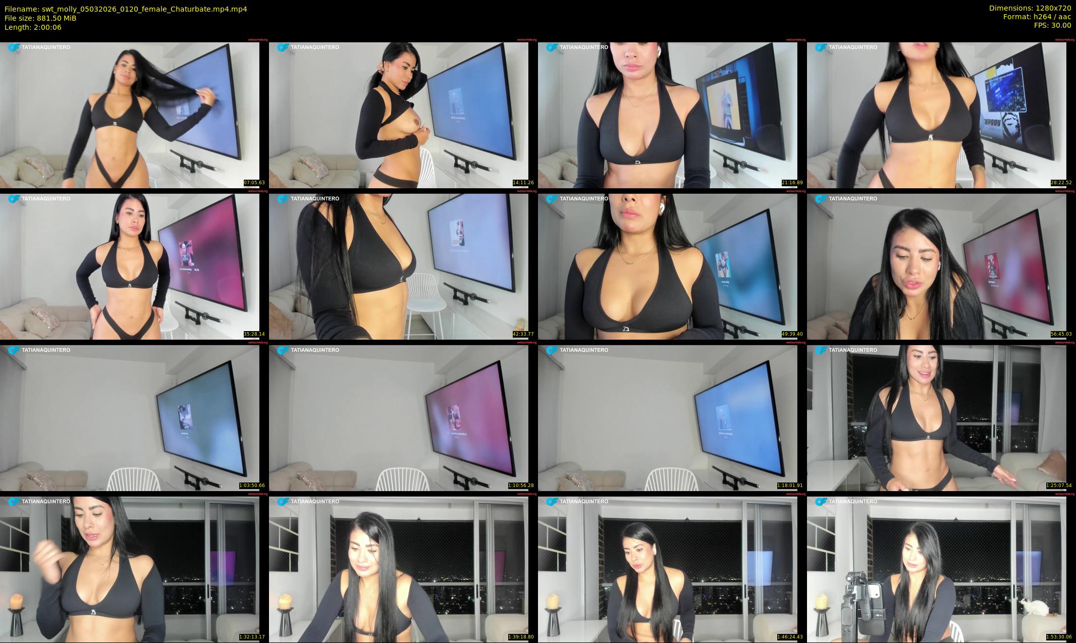 swt_molly — 121 minute Chaturbate female cam show recording, 720p, Mar 5, 2026