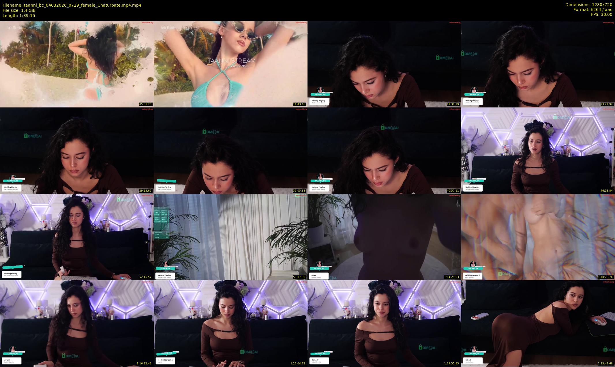 taanni_bc — 100 minute Chaturbate female cam show recording, 720p, Mar 4, 2026