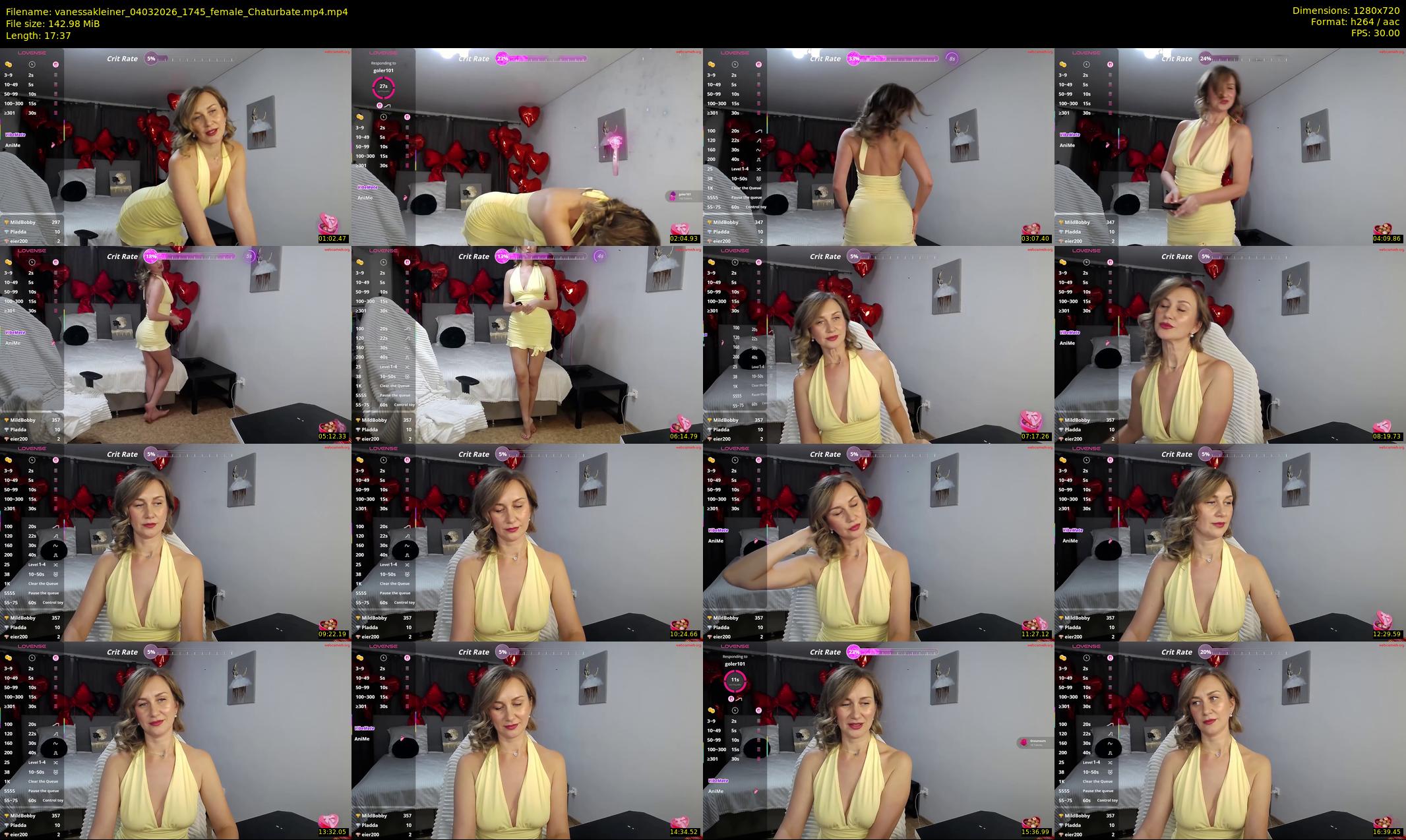 vanessakleiner — 18 minute Chaturbate female cam show recording, 720p, Mar 4, 2026