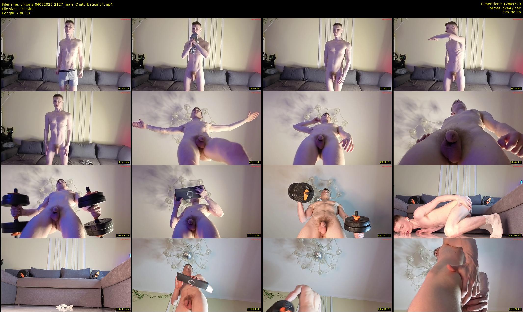 viksons — 120 minute Chaturbate male cam show recording, 720p, Mar 4, 2026