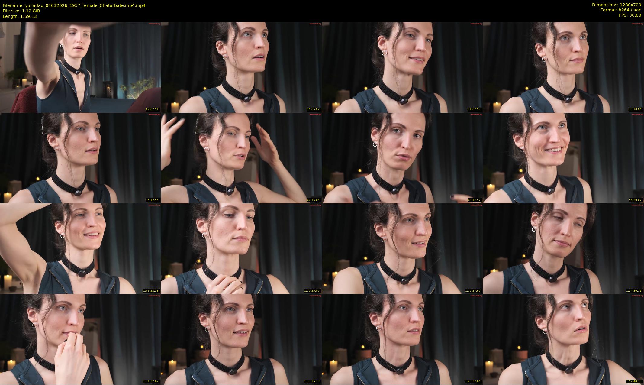 yulladao — 120 minute Chaturbate female cam show recording, 720p, Mar 4, 2026