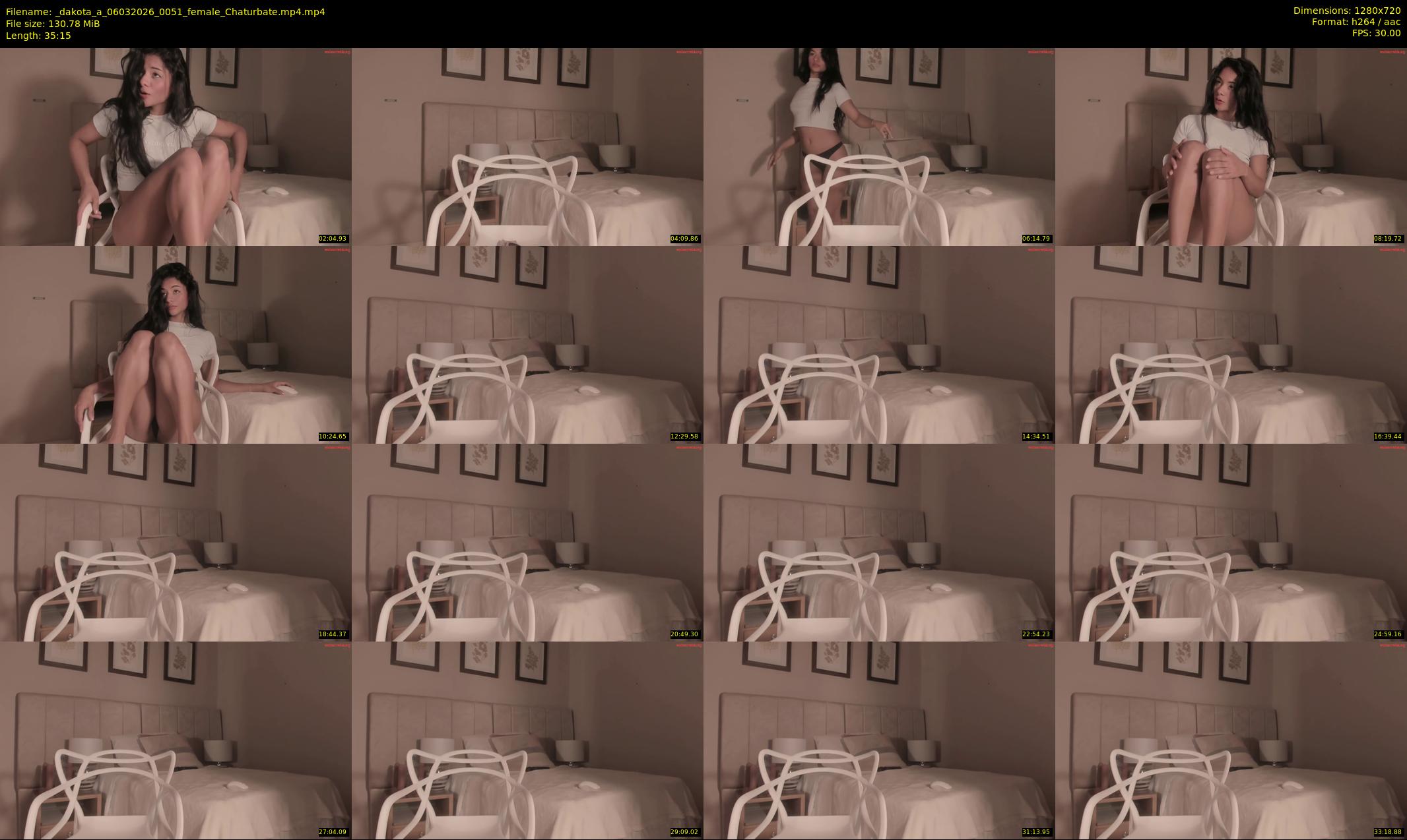 _dakota_a — 36 minute Chaturbate female cam show recording, 720p, Mar 6, 2026