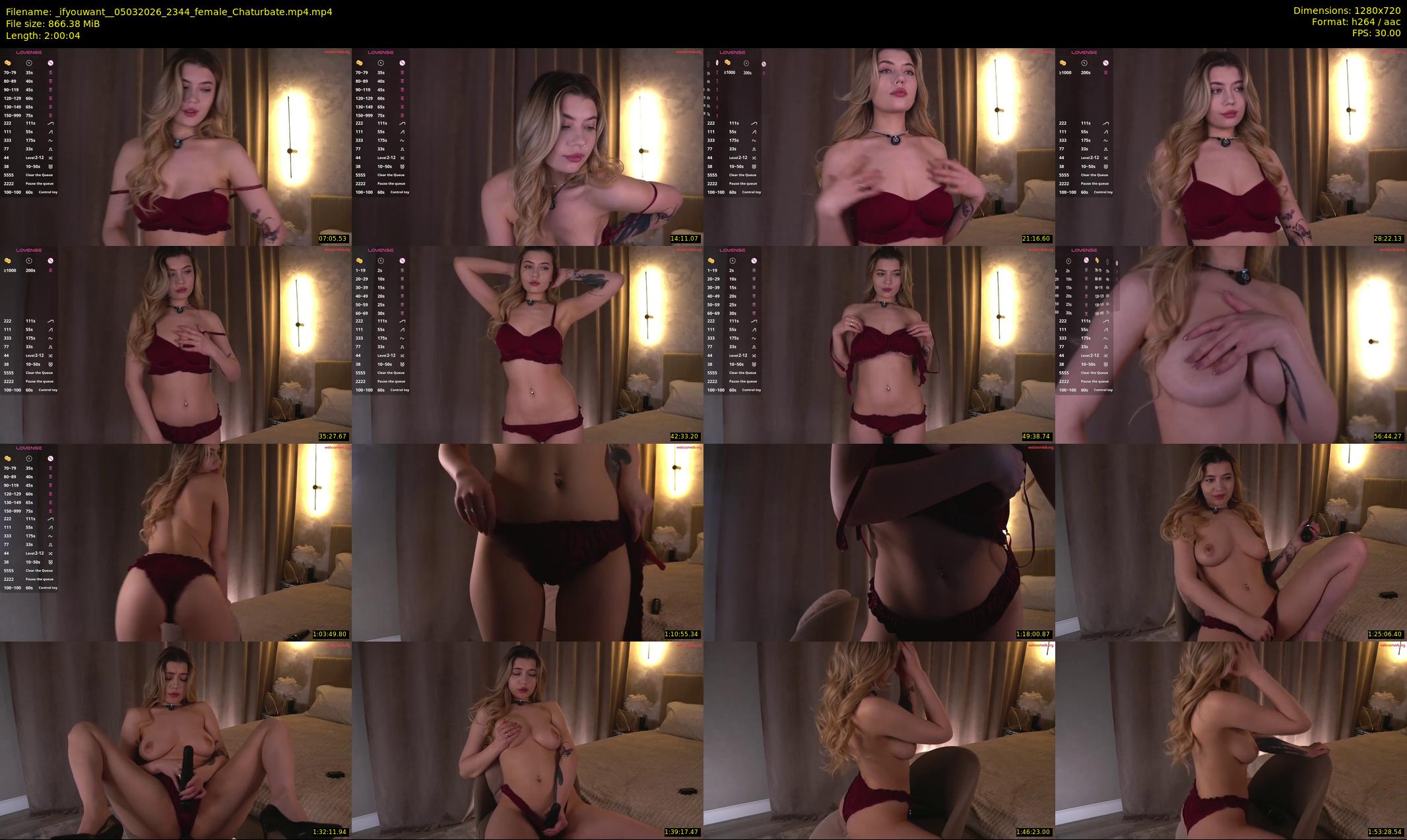 _ifyouwant_ — 121 minute Chaturbate female cam show recording, 720p, Mar 5, 2026