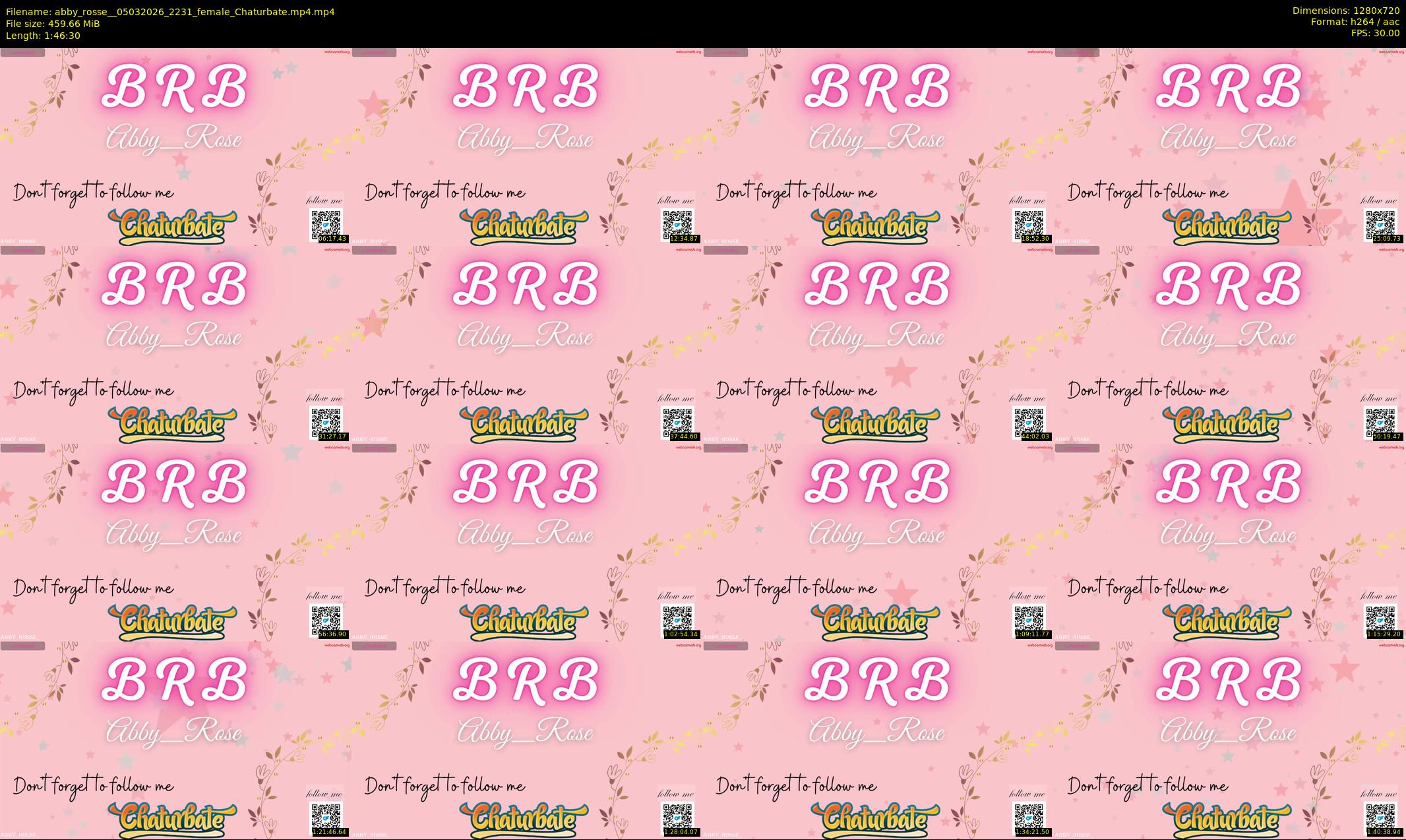 abby_rosse_ — 107 minute Chaturbate female cam show recording, 720p, Mar 5, 2026