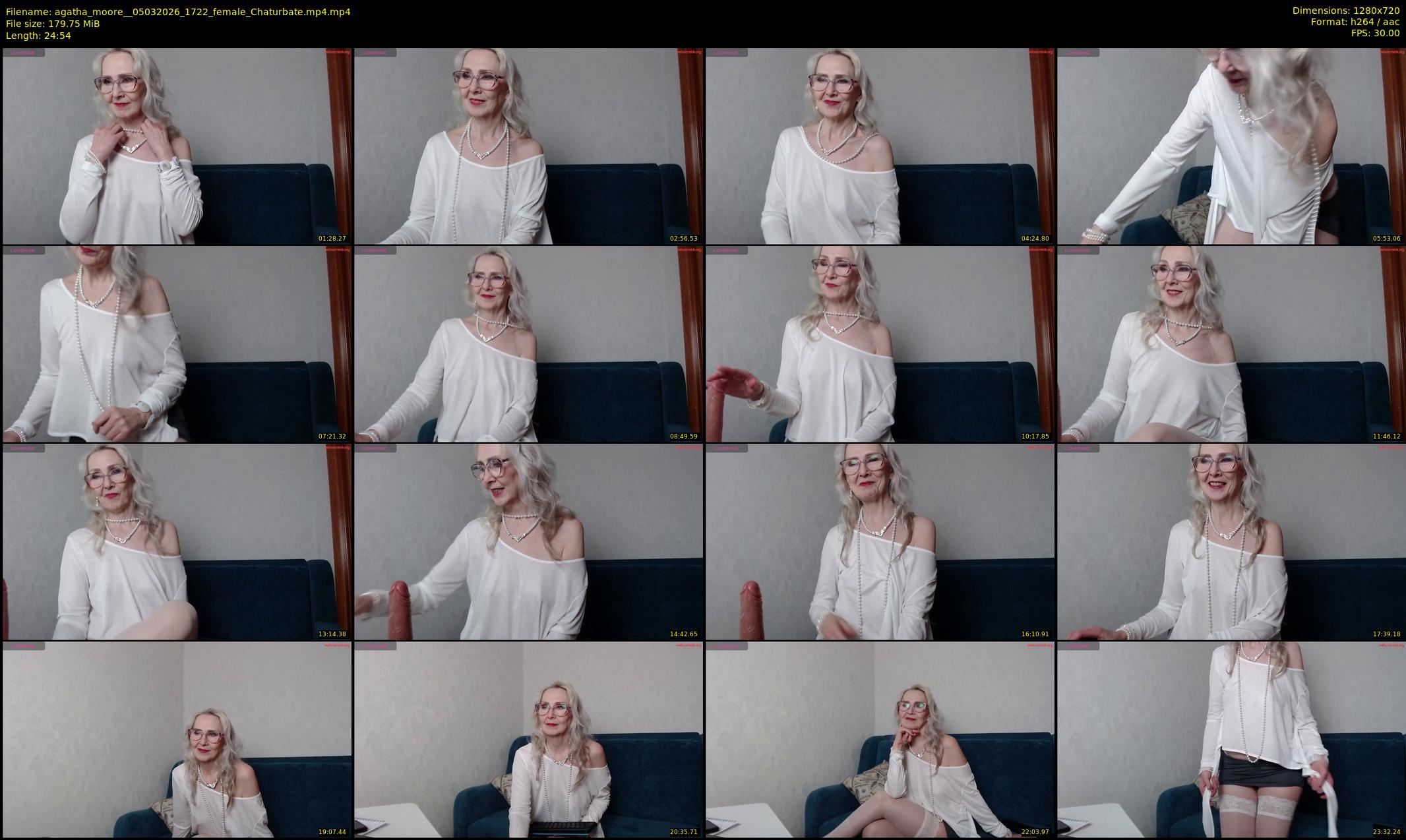 agatha_moore_ — 25 minute Chaturbate female cam show recording, 720p, Mar 5, 2026