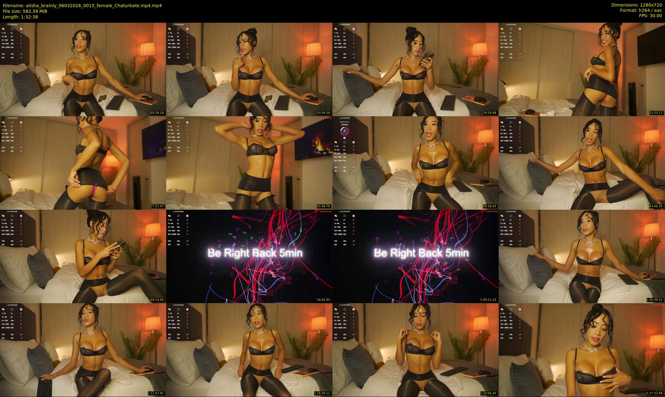 alisha_brainly — 93 minute Chaturbate female cam show recording, 720p, Mar 6, 2026